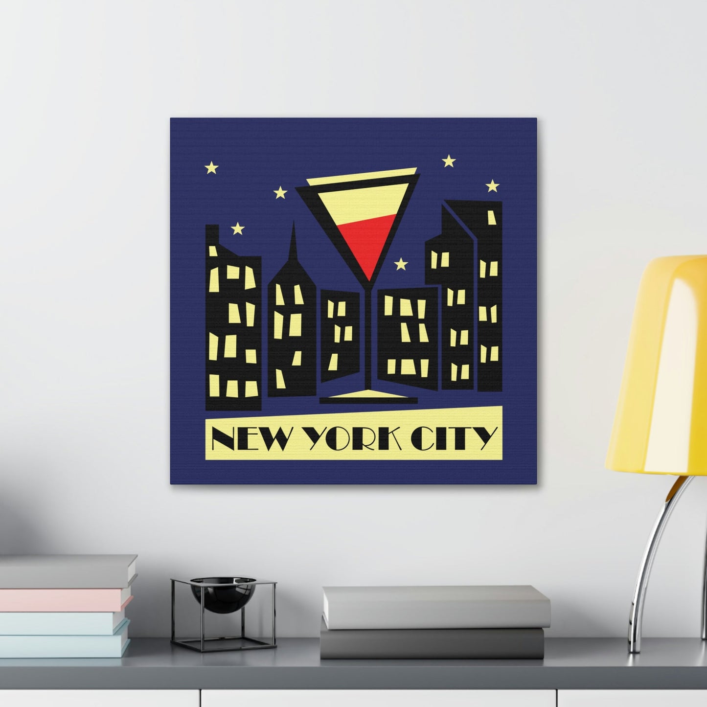 New York City Modern Abstract Classic Art Canvas Gallery Wraps Ichaku [Perfect Gifts Selection]