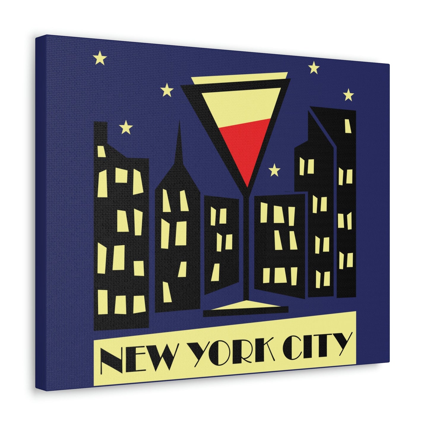 New York City Modern Abstract Classic Art Canvas Gallery Wraps Ichaku [Perfect Gifts Selection]