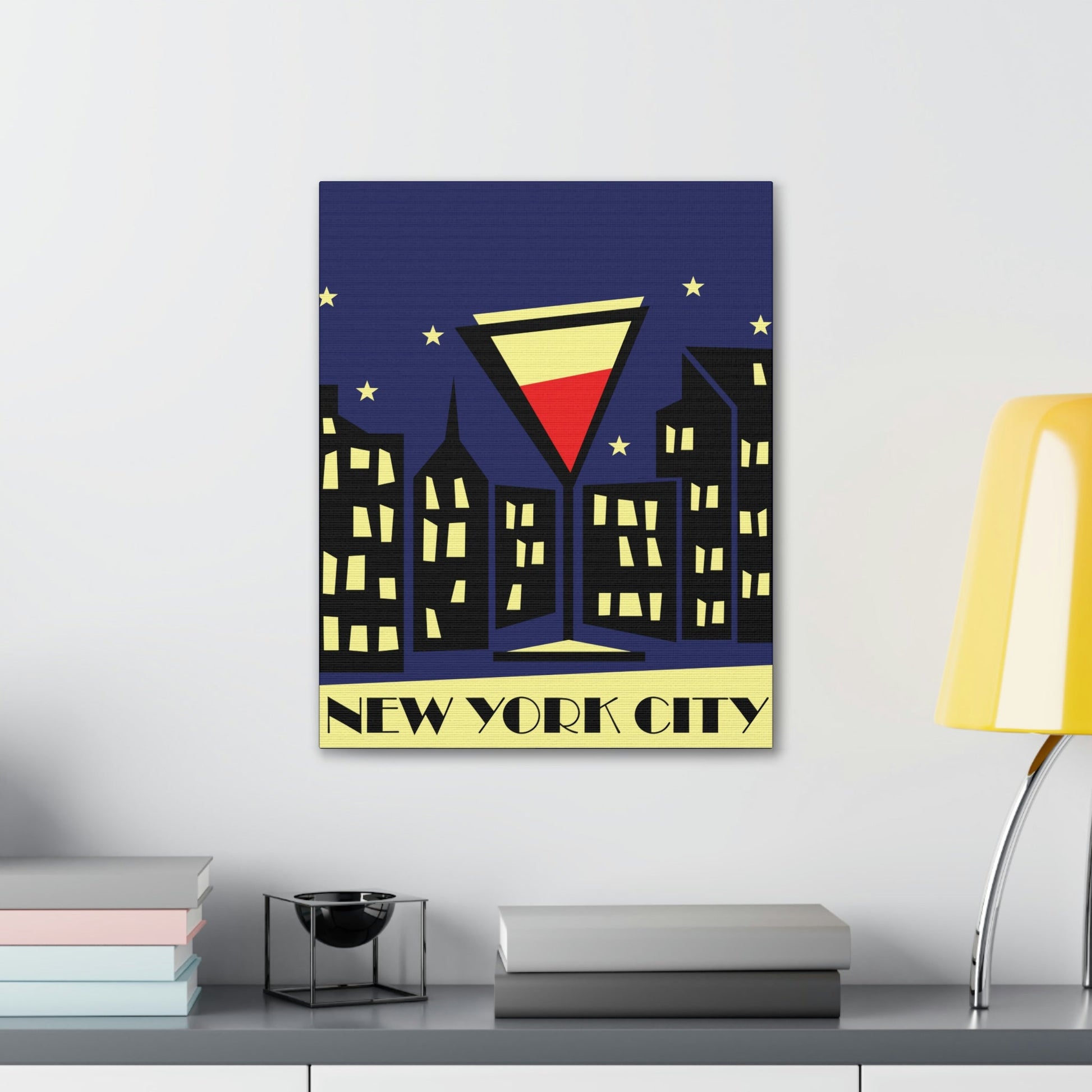 New York City Modern Abstract Classic Art Canvas Gallery Wraps Ichaku [Perfect Gifts Selection]