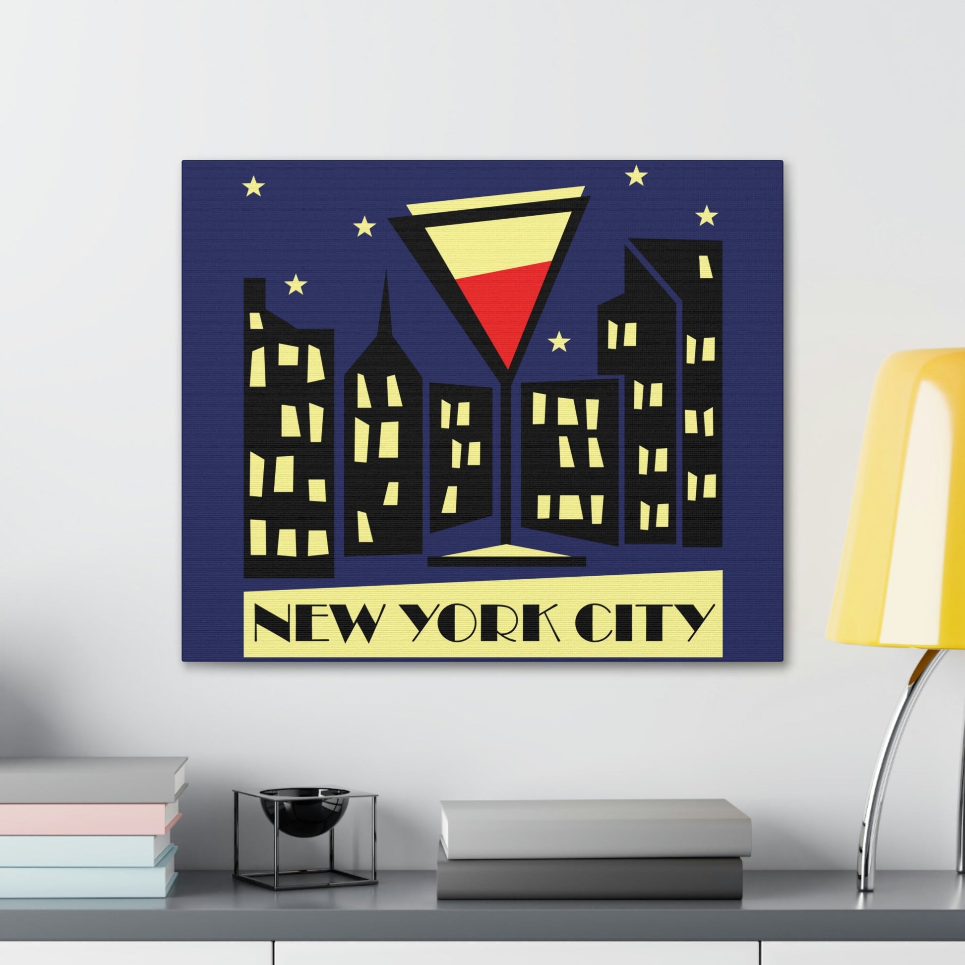 New York City Modern Abstract Classic Art Canvas Gallery Wraps Ichaku [Perfect Gifts Selection]