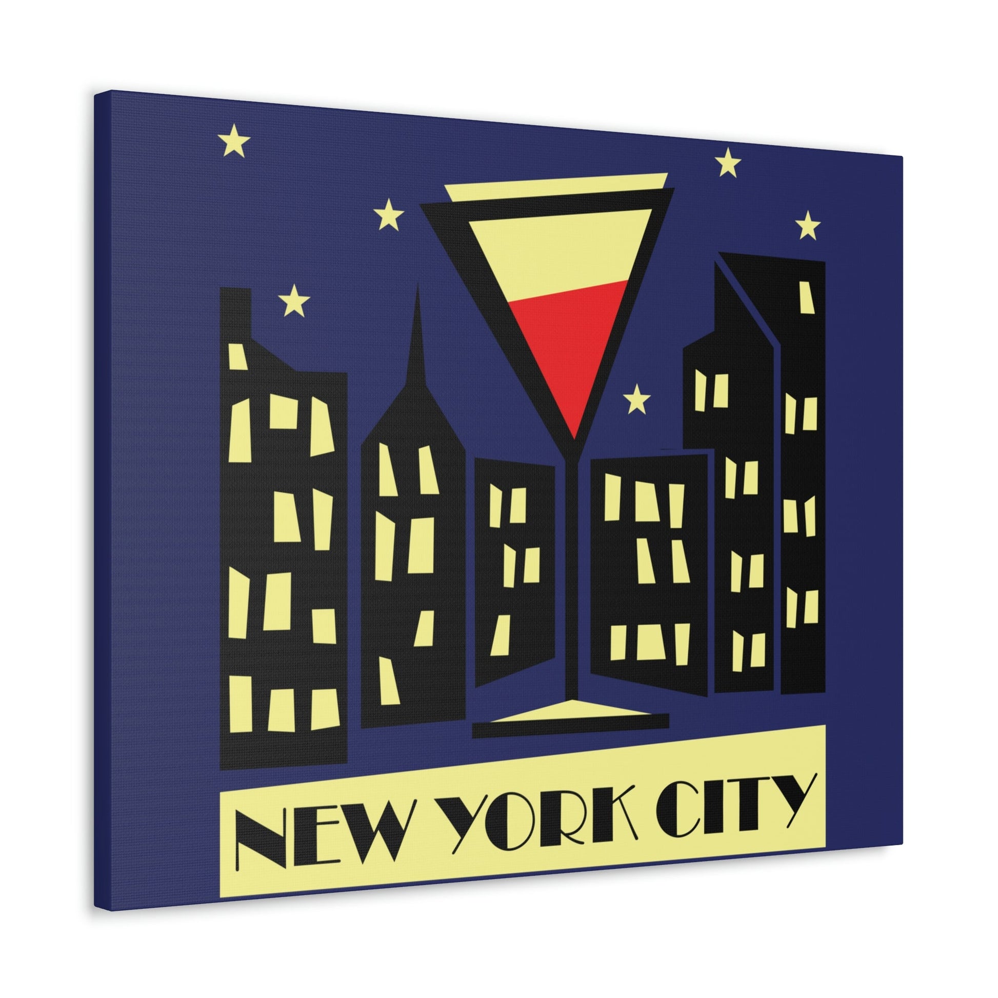 New York City Modern Abstract Classic Art Canvas Gallery Wraps Ichaku [Perfect Gifts Selection]