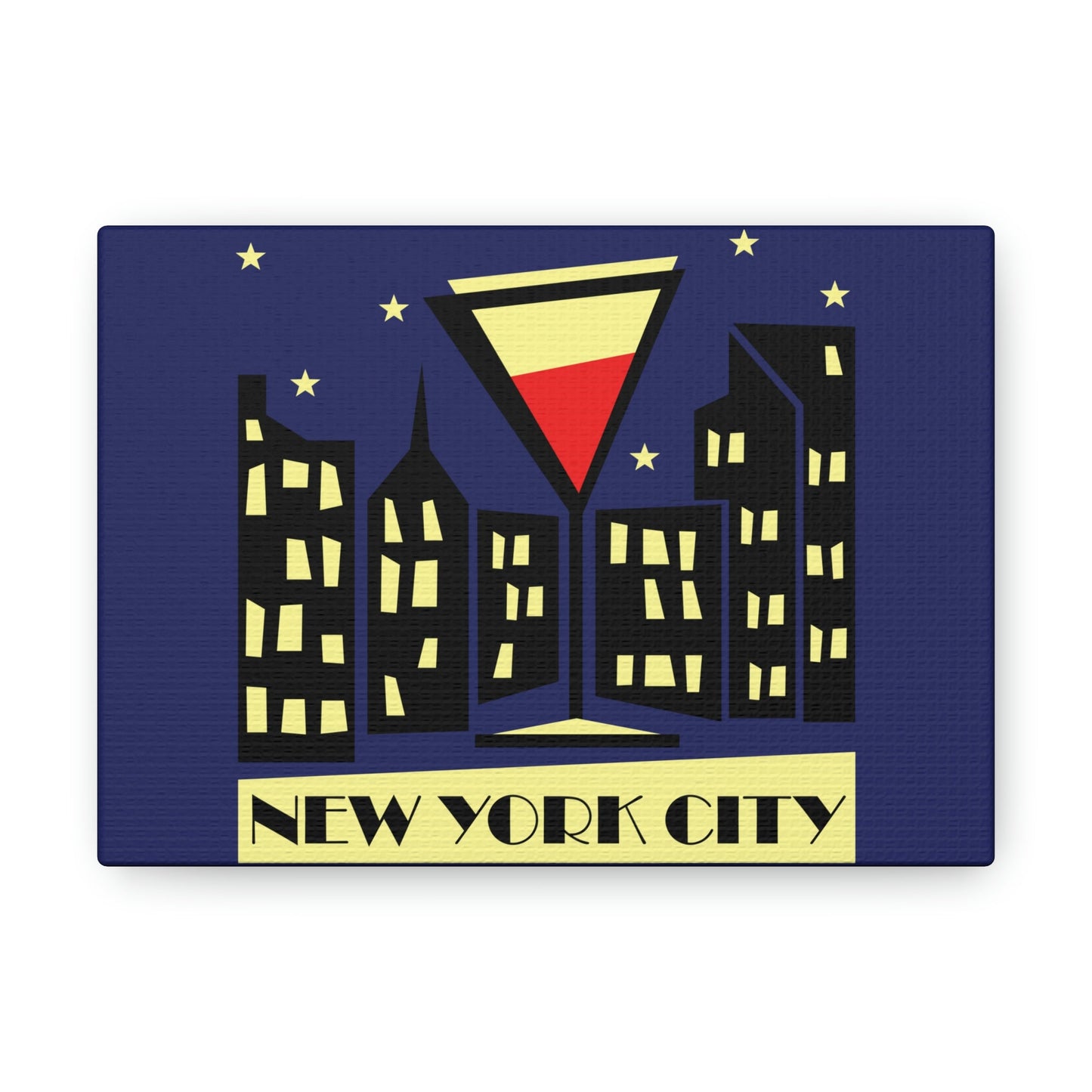 New York City Modern Abstract Classic Art Canvas Gallery Wraps Ichaku [Perfect Gifts Selection]