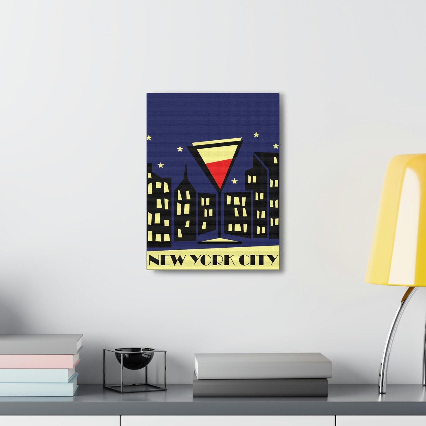 New York City Modern Abstract Classic Art Canvas Gallery Wraps Ichaku [Perfect Gifts Selection]