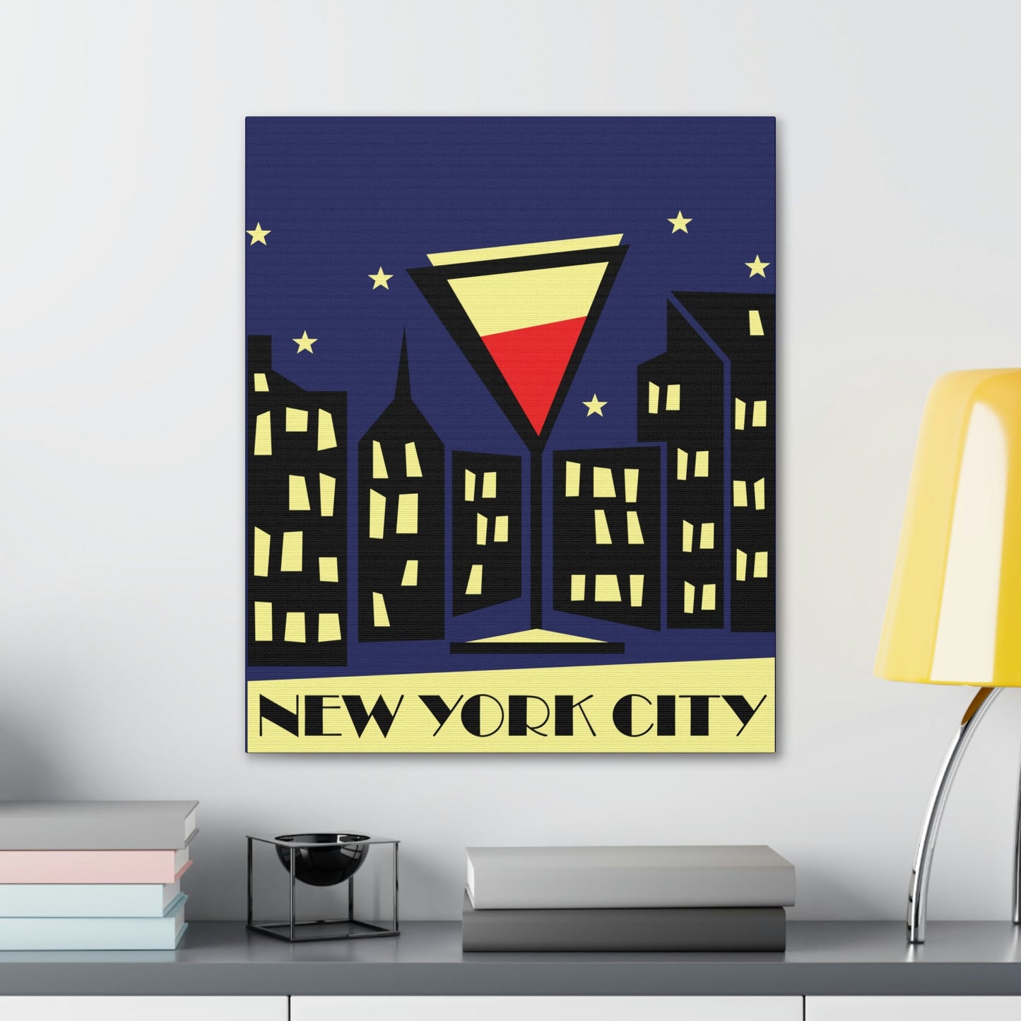 New York City Modern Abstract Classic Art Canvas Gallery Wraps Ichaku [Perfect Gifts Selection]