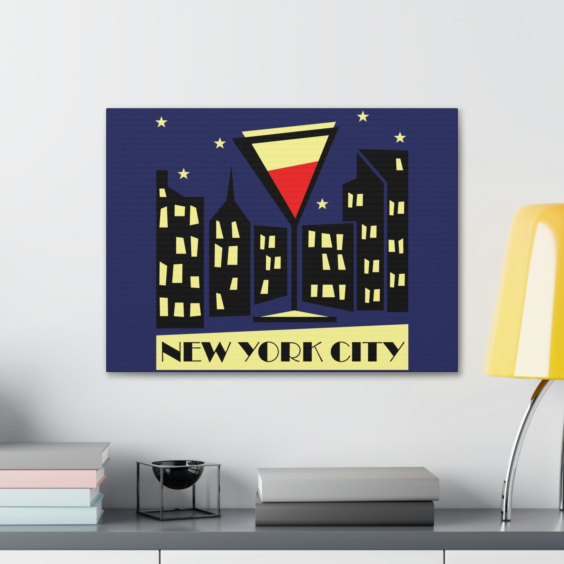 New York City Modern Abstract Classic Art Canvas Gallery Wraps Ichaku [Perfect Gifts Selection]