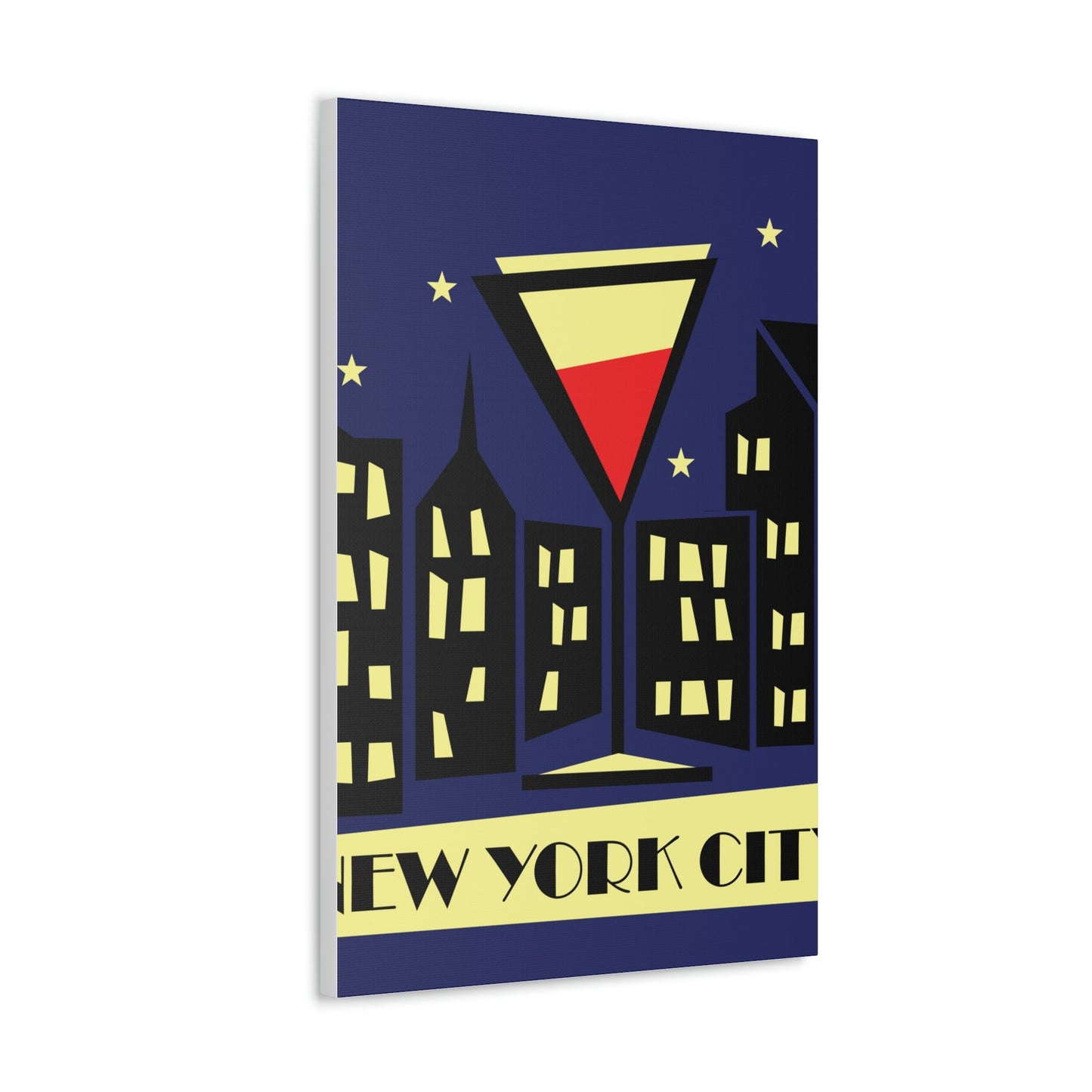 New York City Modern Abstract Classic Art Canvas Gallery Wraps Ichaku [Perfect Gifts Selection]