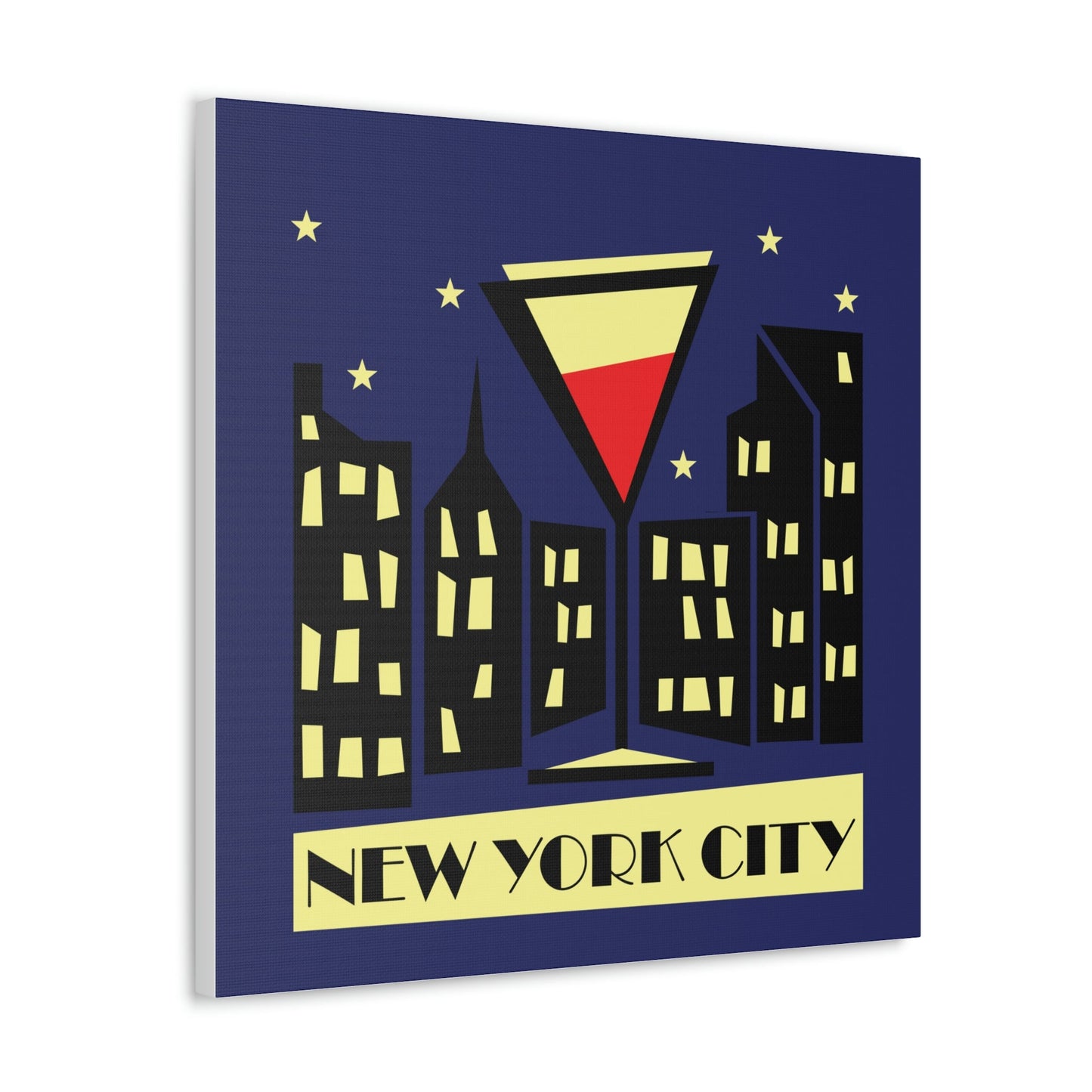 New York City Modern Abstract Classic Art Canvas Gallery Wraps Ichaku [Perfect Gifts Selection]