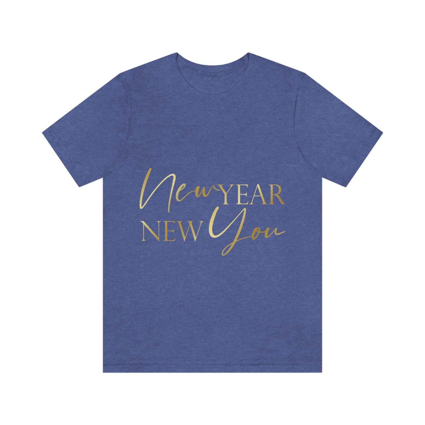 New You Happy New Year Christmas Motivation Unisex Jersey Short Sleeve T-Shirt Ichaku [Perfect Gifts Selection]