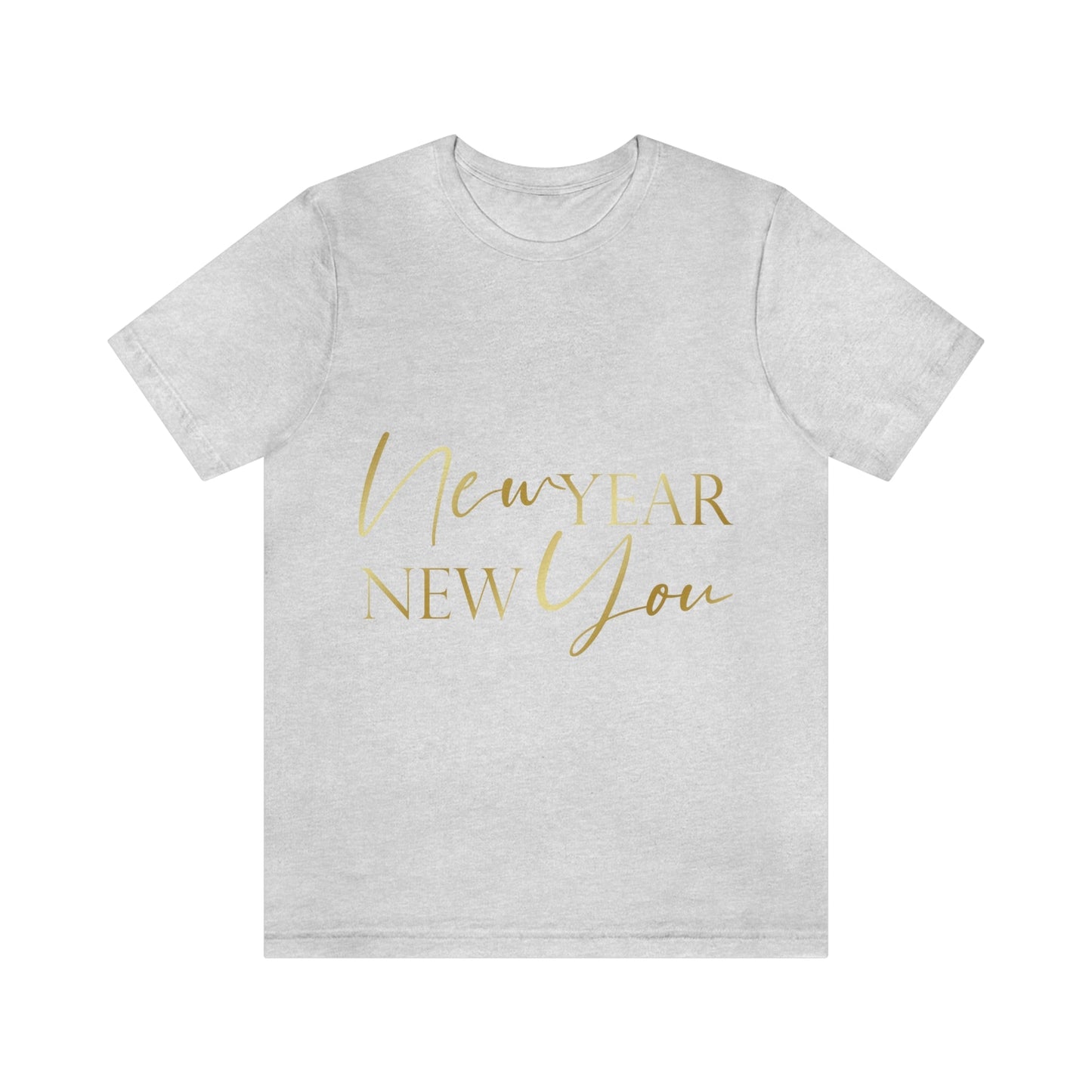 New You Happy New Year Christmas Motivation Unisex Jersey Short Sleeve T-Shirt Ichaku [Perfect Gifts Selection]