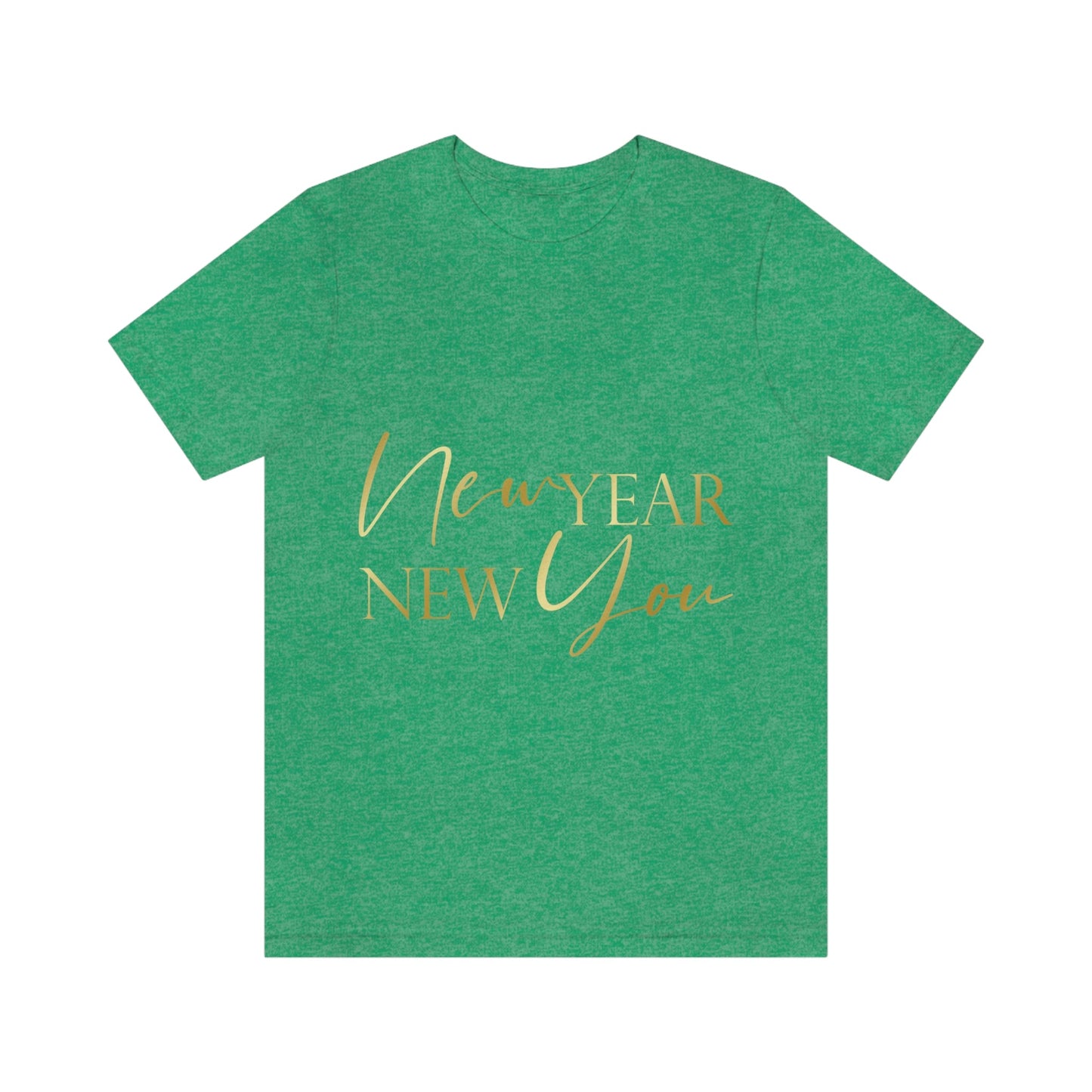 New You Happy New Year Christmas Motivation Unisex Jersey Short Sleeve T-Shirt Ichaku [Perfect Gifts Selection]