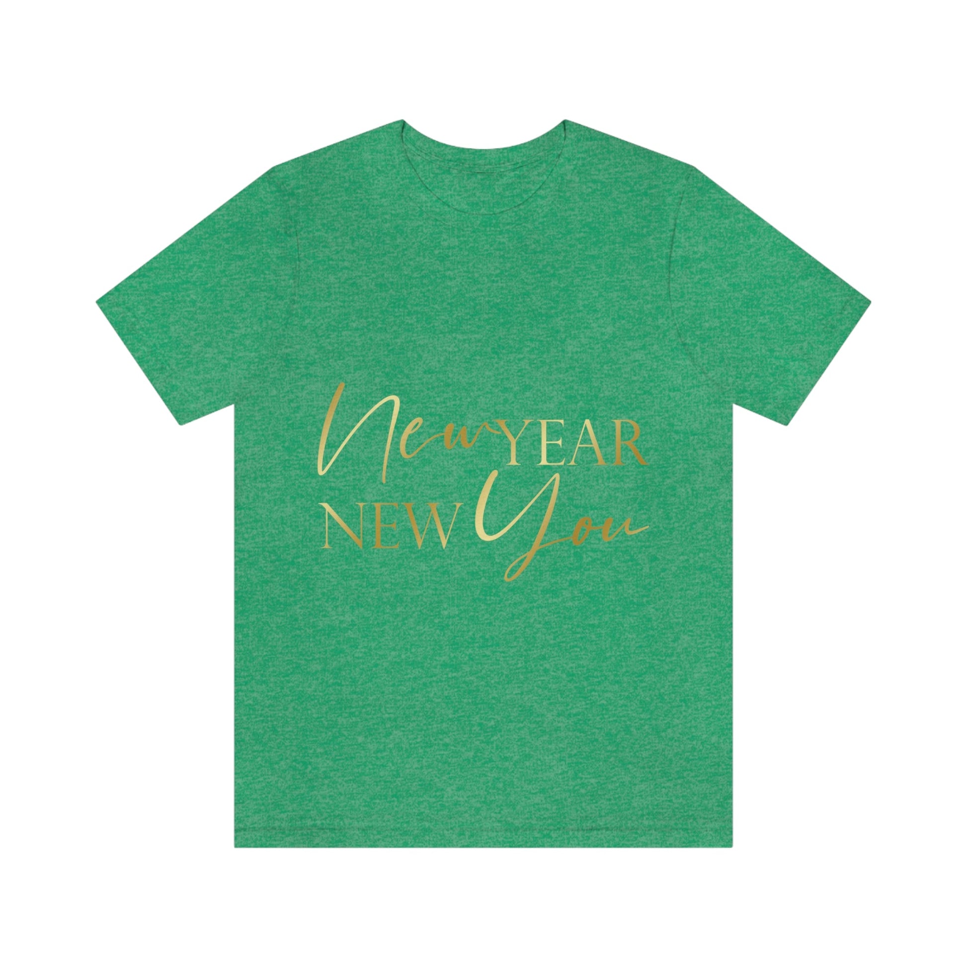 New You Happy New Year Christmas Motivation Unisex Jersey Short Sleeve T-Shirt Ichaku [Perfect Gifts Selection]