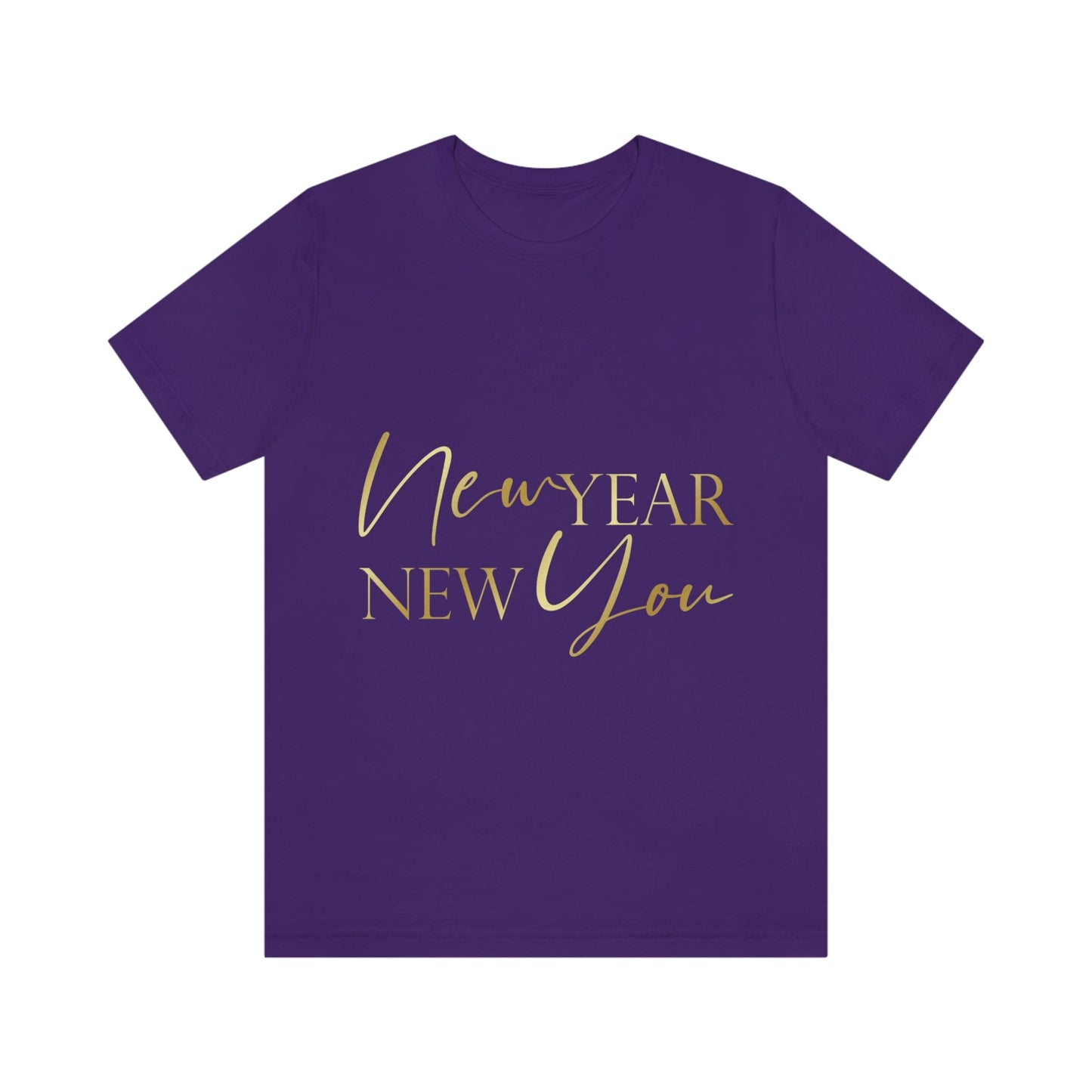 New You Happy New Year Christmas Motivation Unisex Jersey Short Sleeve T-Shirt Ichaku [Perfect Gifts Selection]