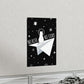 No risk No story Flying Galaxy Space Cat Astronaut Asteroid Art Premium Matte Vertical Posters Ichaku [Perfect Gifts Selection]