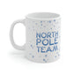North Pole Team Winter Lovers Snowflake Ceramic Mug 11oz Ichaku [Perfect Gifts Selection]