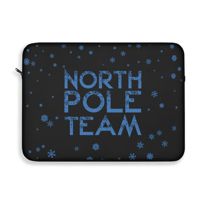 North Pole Team Winter Lovers Snowflake Laptop Sleeve Ichaku [Perfect Gifts Selection]