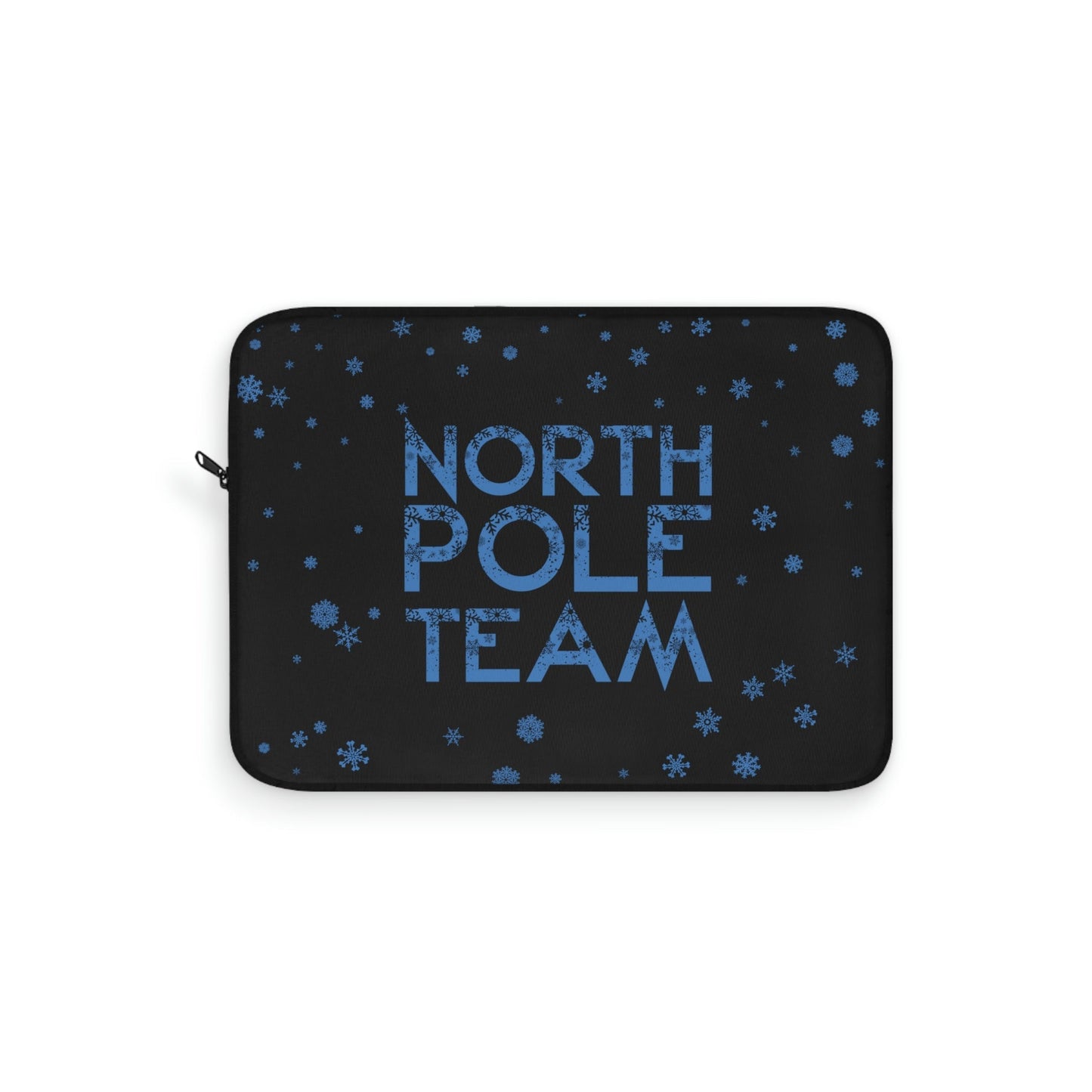 North Pole Team Winter Lovers Snowflake Laptop Sleeve Ichaku [Perfect Gifts Selection]