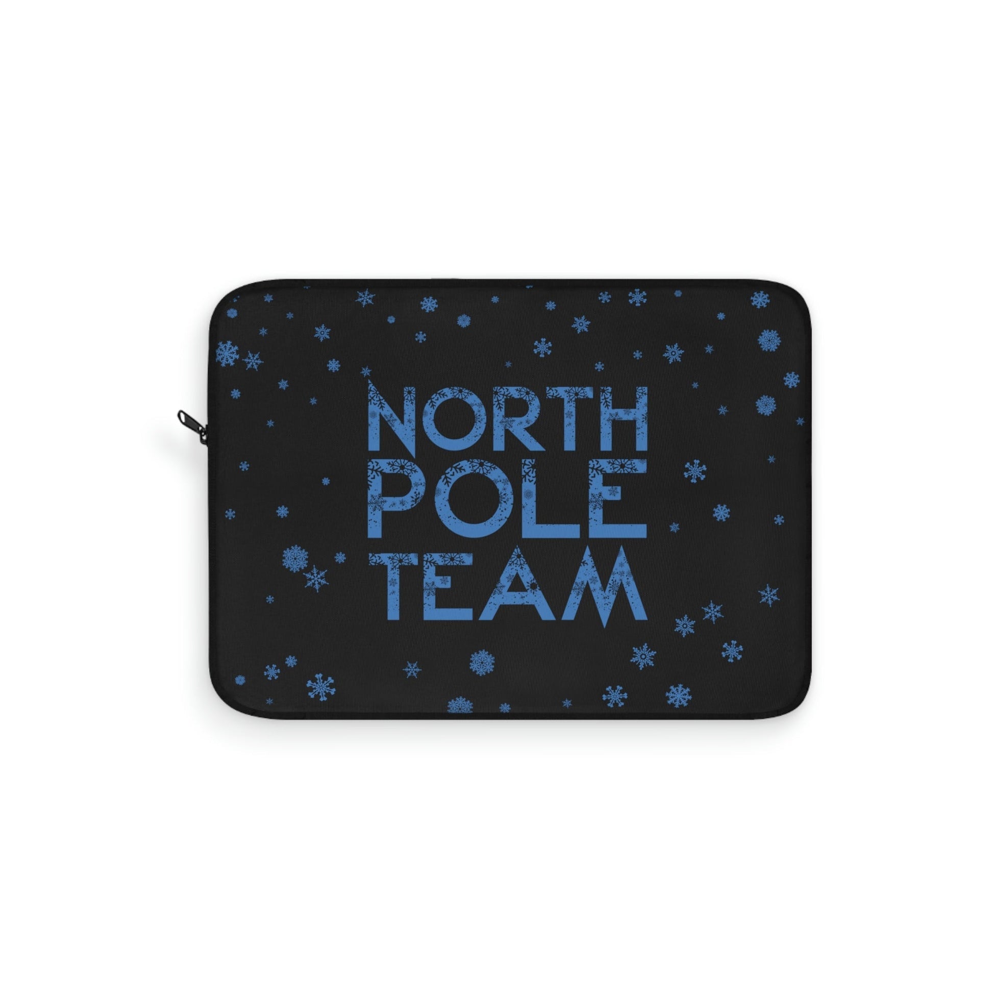 North Pole Team Winter Lovers Snowflake Laptop Sleeve Ichaku [Perfect Gifts Selection]