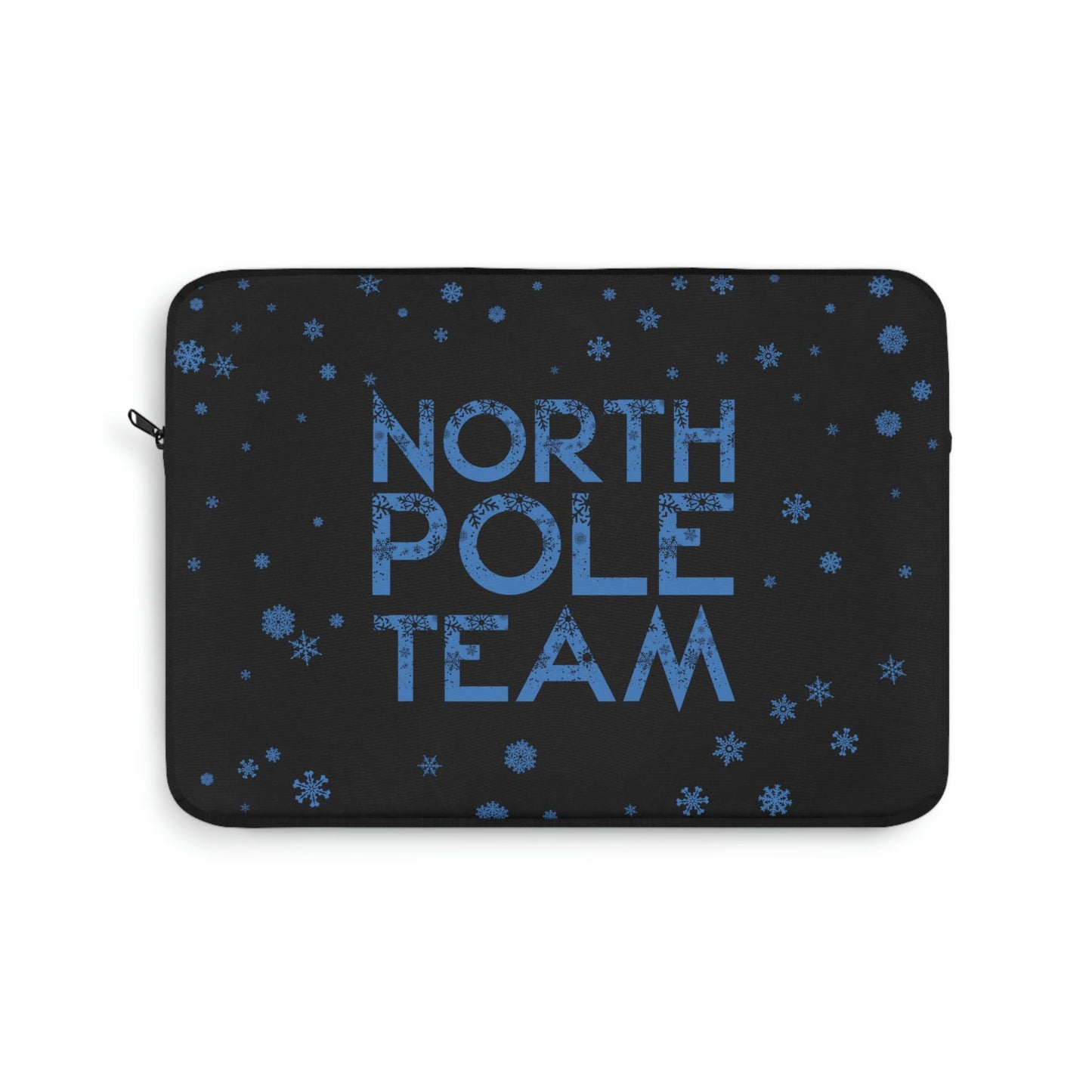 North Pole Team Winter Lovers Snowflake Laptop Sleeve Ichaku [Perfect Gifts Selection]