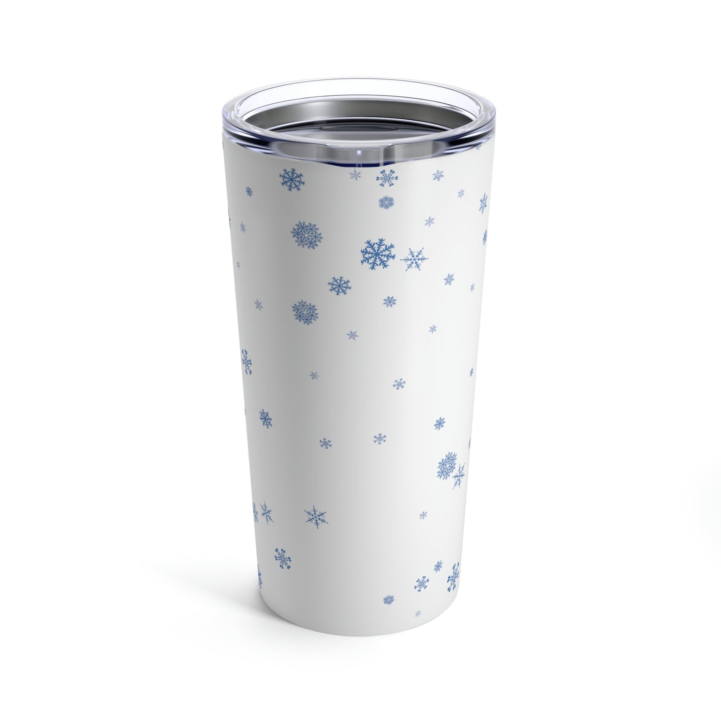 North Pole Team Winter Lovers Snowflake Stainless Steel Hot or Cold Vacuum Tumbler 20oz Ichaku [Perfect Gifts Selection]