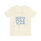 North Pole Team Winter Lovers Snowflake Unisex Jersey Short Sleeve T-Shirt Ichaku [Perfect Gifts Selection]