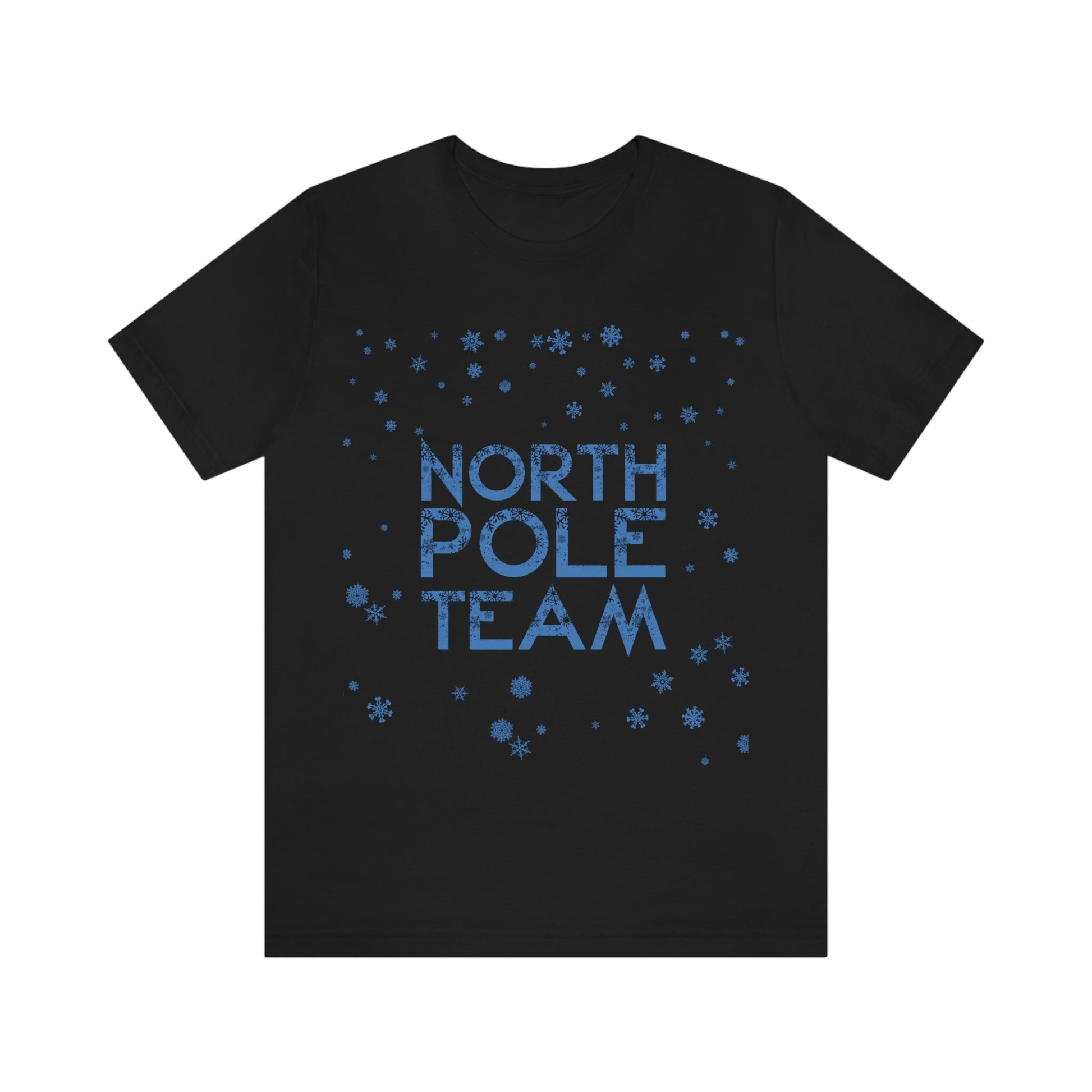 North Pole Team Winter Lovers Snowflake Unisex Jersey Short Sleeve T-Shirt Ichaku [Perfect Gifts Selection]