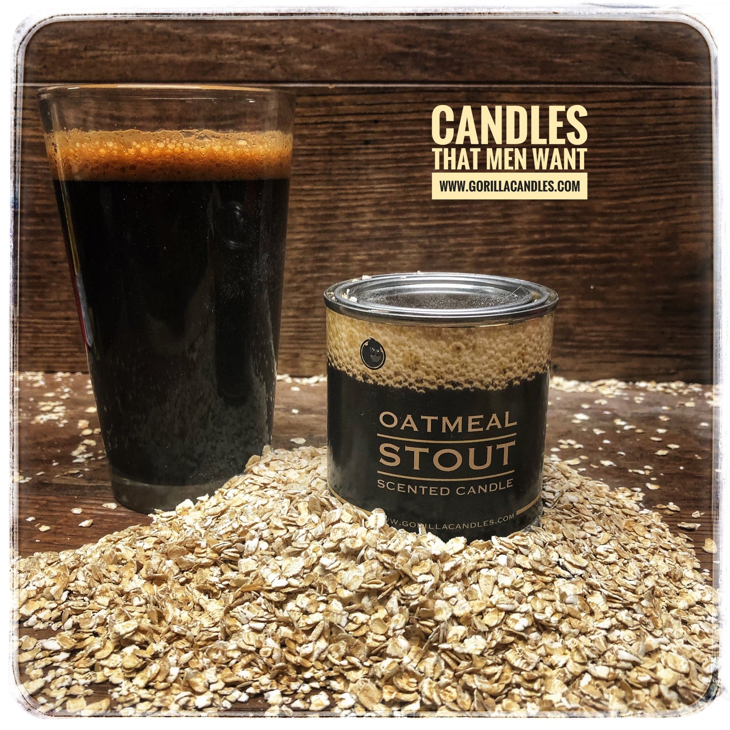 Oatmeal Stout Scented Candle Ichaku [Perfect Gifts Selection]