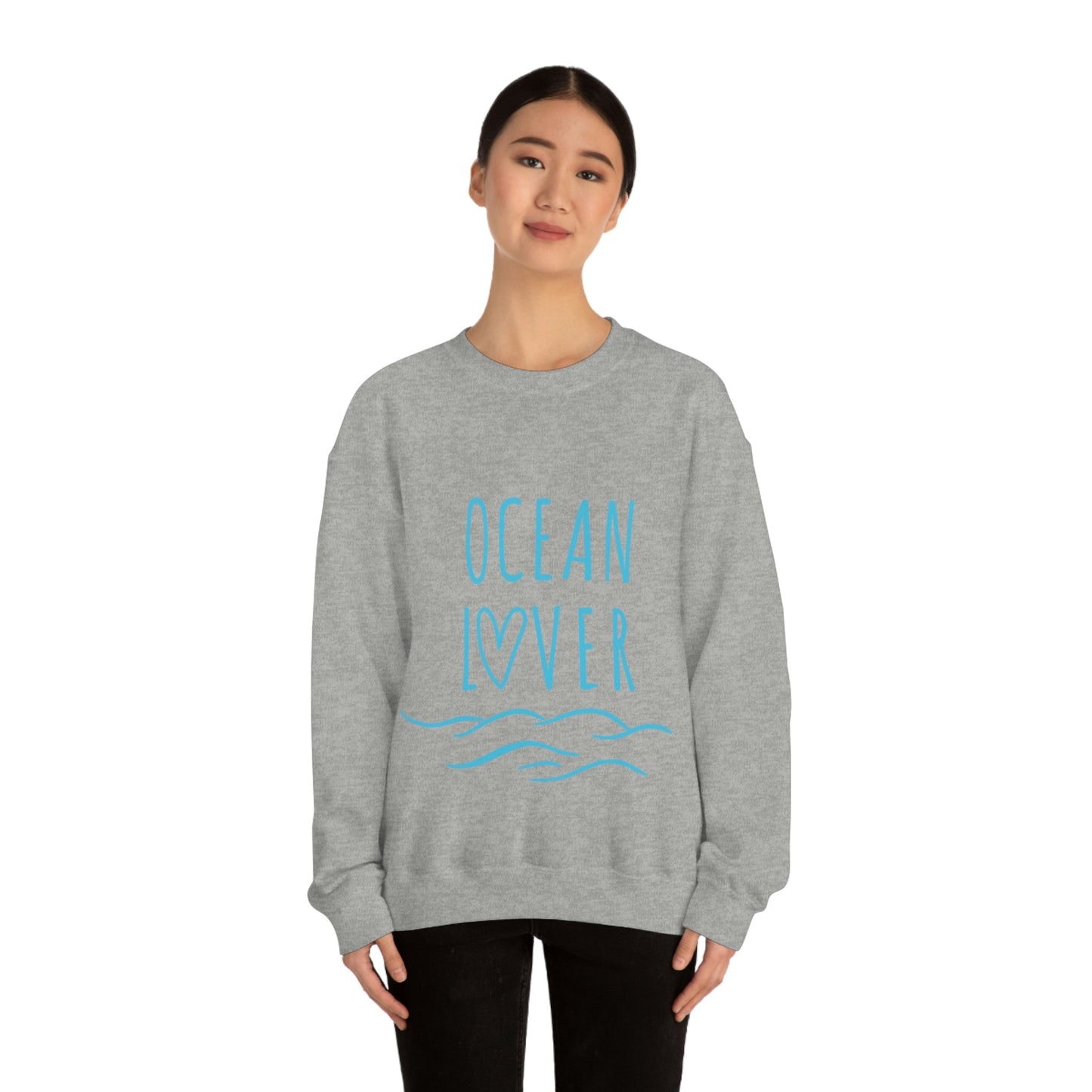 Ocean Lover Save The Planet Unisex Heavy Blend™ Crewneck Sweatshirt Ichaku [Perfect Gifts Selection]