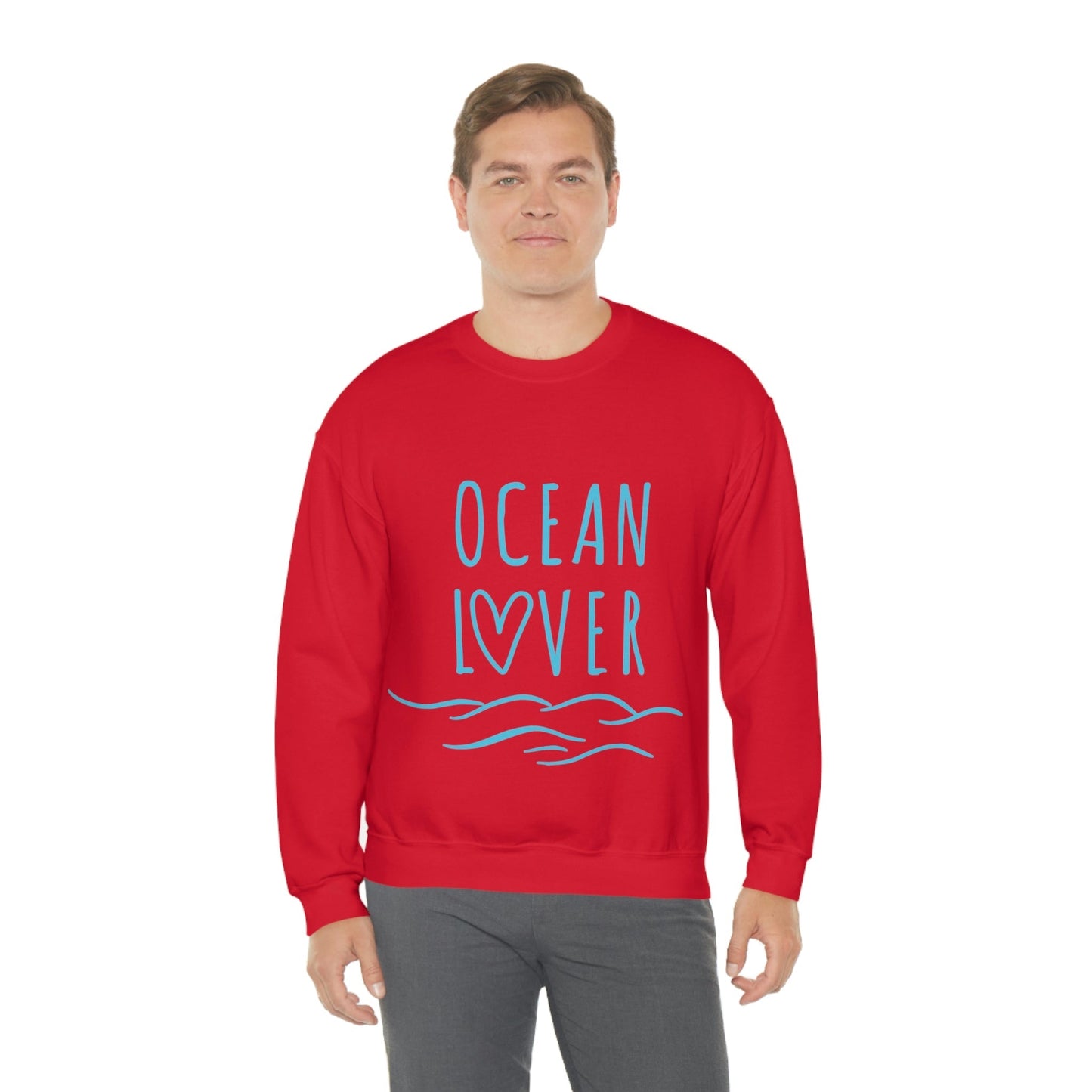 Ocean Lover Save The Planet Unisex Heavy Blend™ Crewneck Sweatshirt Ichaku [Perfect Gifts Selection]