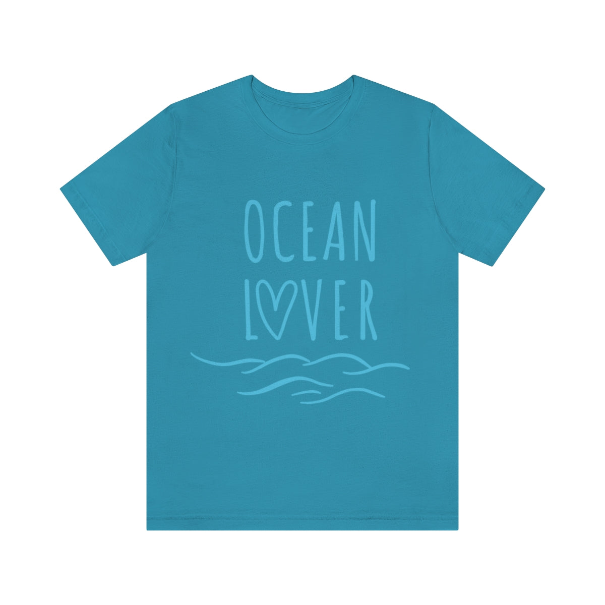 Ocean Lover, Save The Planet Unisex Jersey Short Sleeve T-Shirt Ichaku [Perfect Gifts Selection]