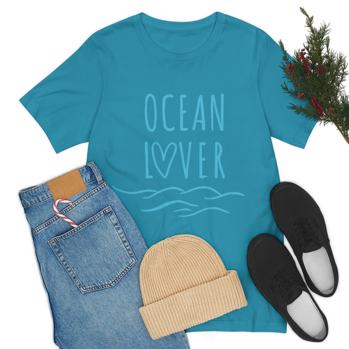Ocean Lover, Save The Planet Unisex Jersey Short Sleeve T-Shirt Ichaku [Perfect Gifts Selection]