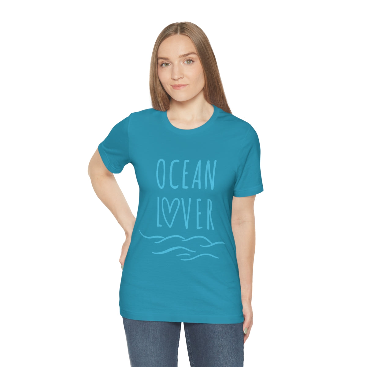 Ocean Lover, Save The Planet Unisex Jersey Short Sleeve T-Shirt Ichaku [Perfect Gifts Selection]