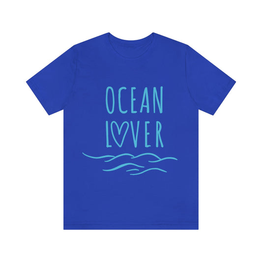 Ocean Lover, Save The Planet Unisex Jersey Short Sleeve T-Shirt Ichaku [Perfect Gifts Selection]