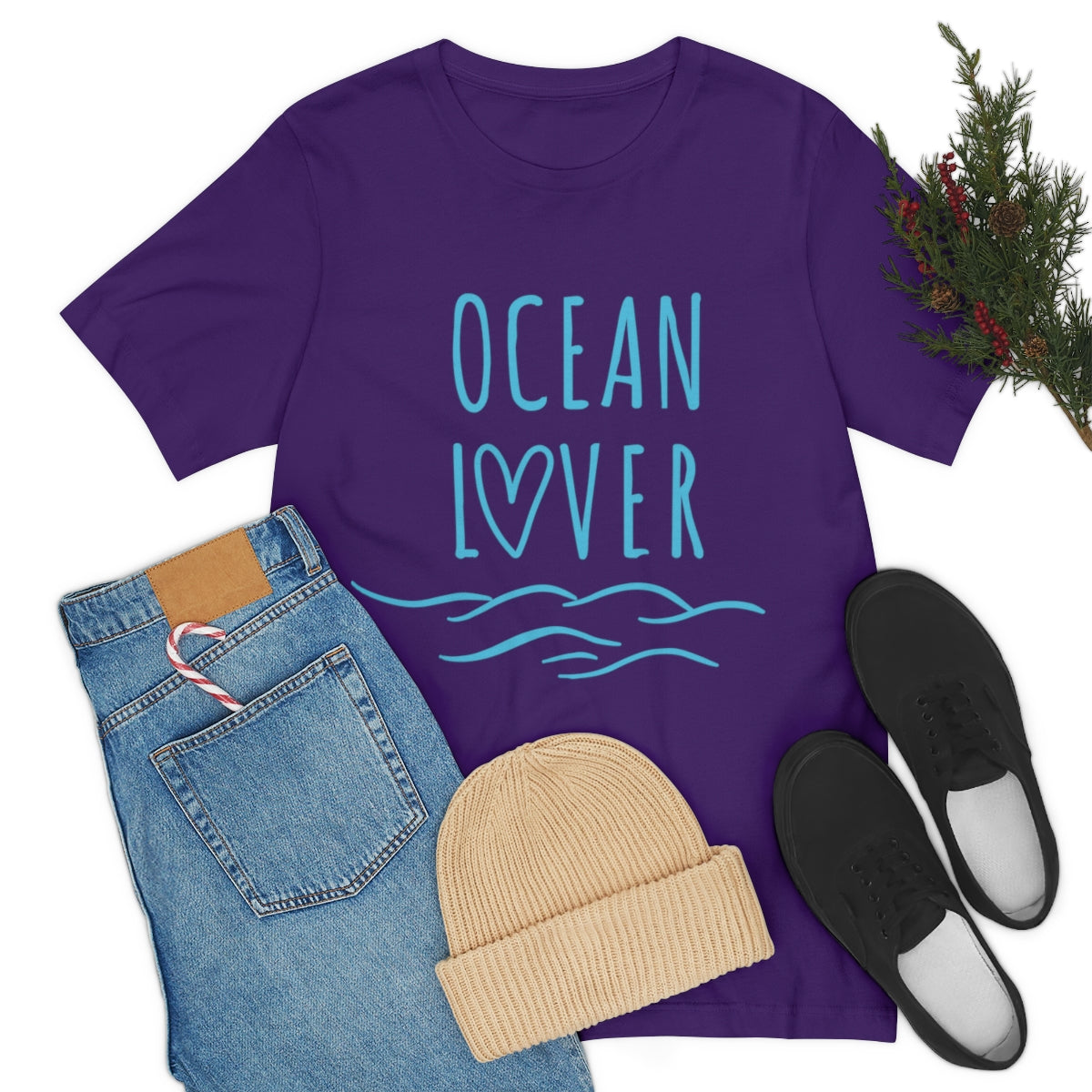 Ocean Lover, Save The Planet Unisex Jersey Short Sleeve T-Shirt Ichaku [Perfect Gifts Selection]