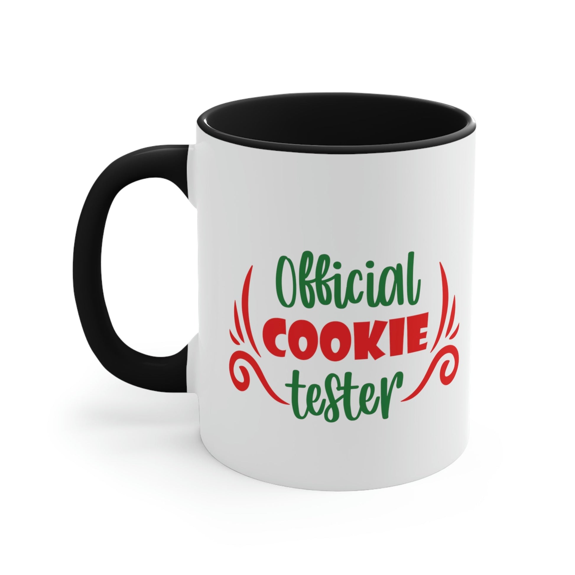 Official Cookies Tester Christmas Quote Wishes Classic Accent Coffee Mug 11oz Ichaku [Perfect Gifts Selection]