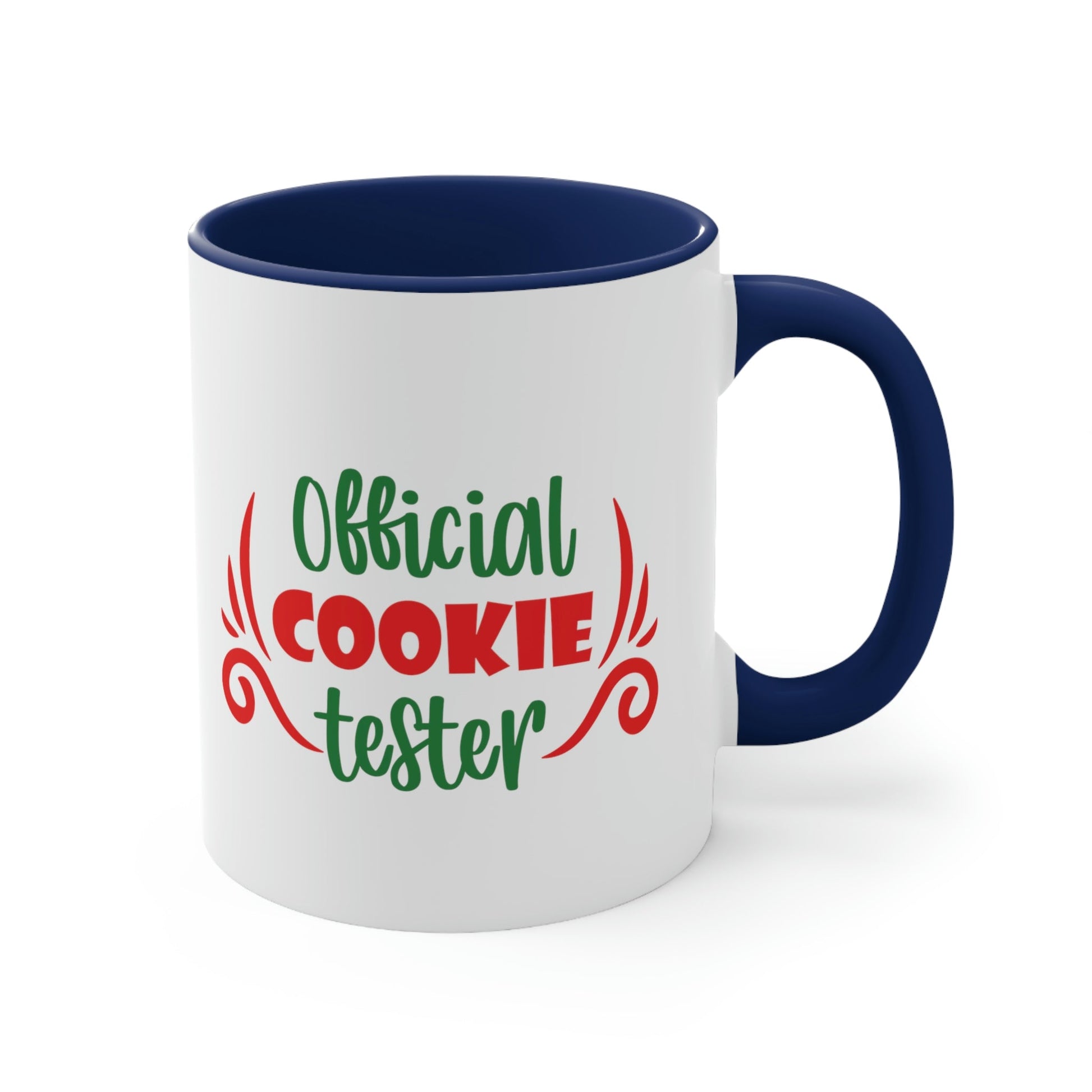 Official Cookies Tester Christmas Quote Wishes Classic Accent Coffee Mug 11oz Ichaku [Perfect Gifts Selection]