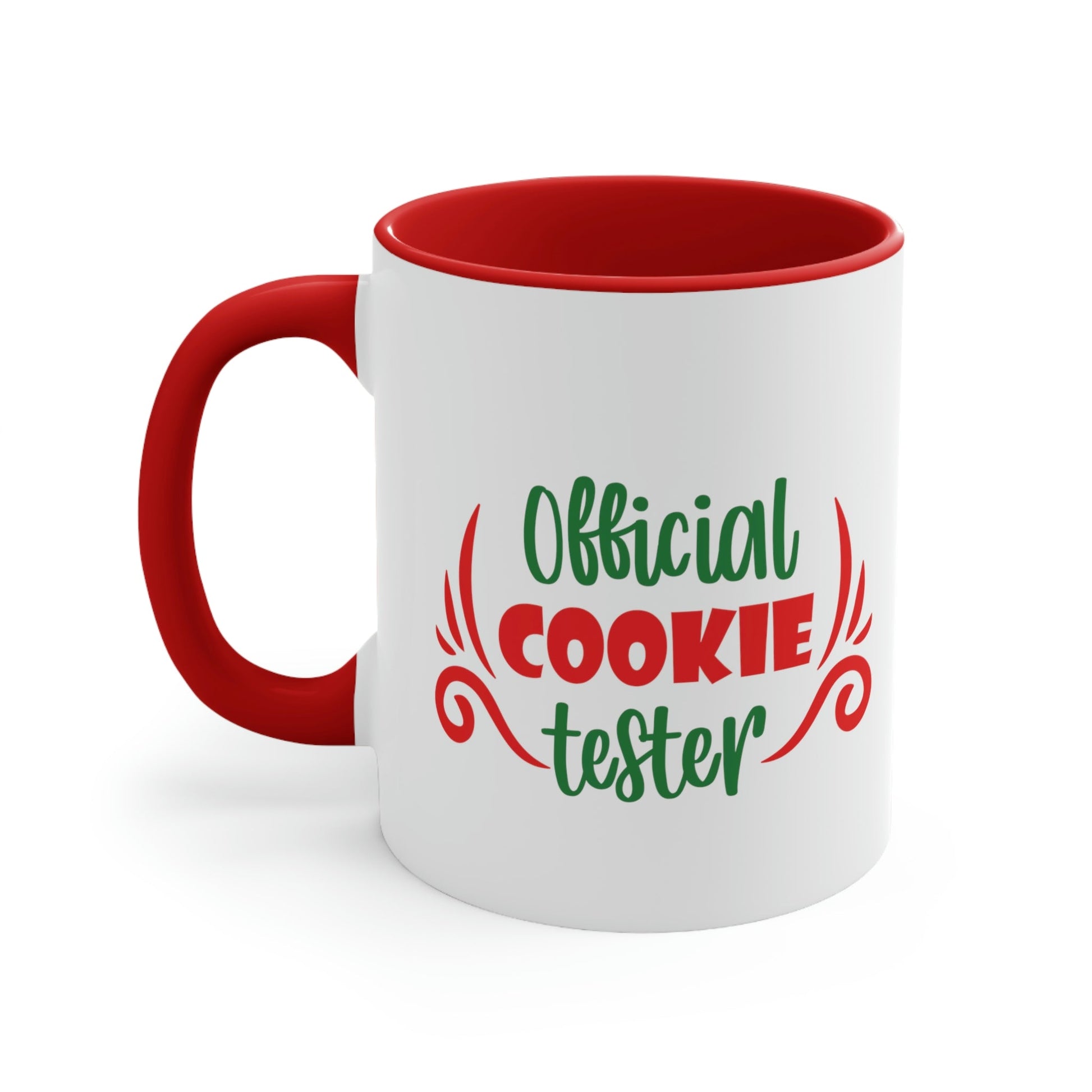 Official Cookies Tester Christmas Quote Wishes Classic Accent Coffee Mug 11oz Ichaku [Perfect Gifts Selection]