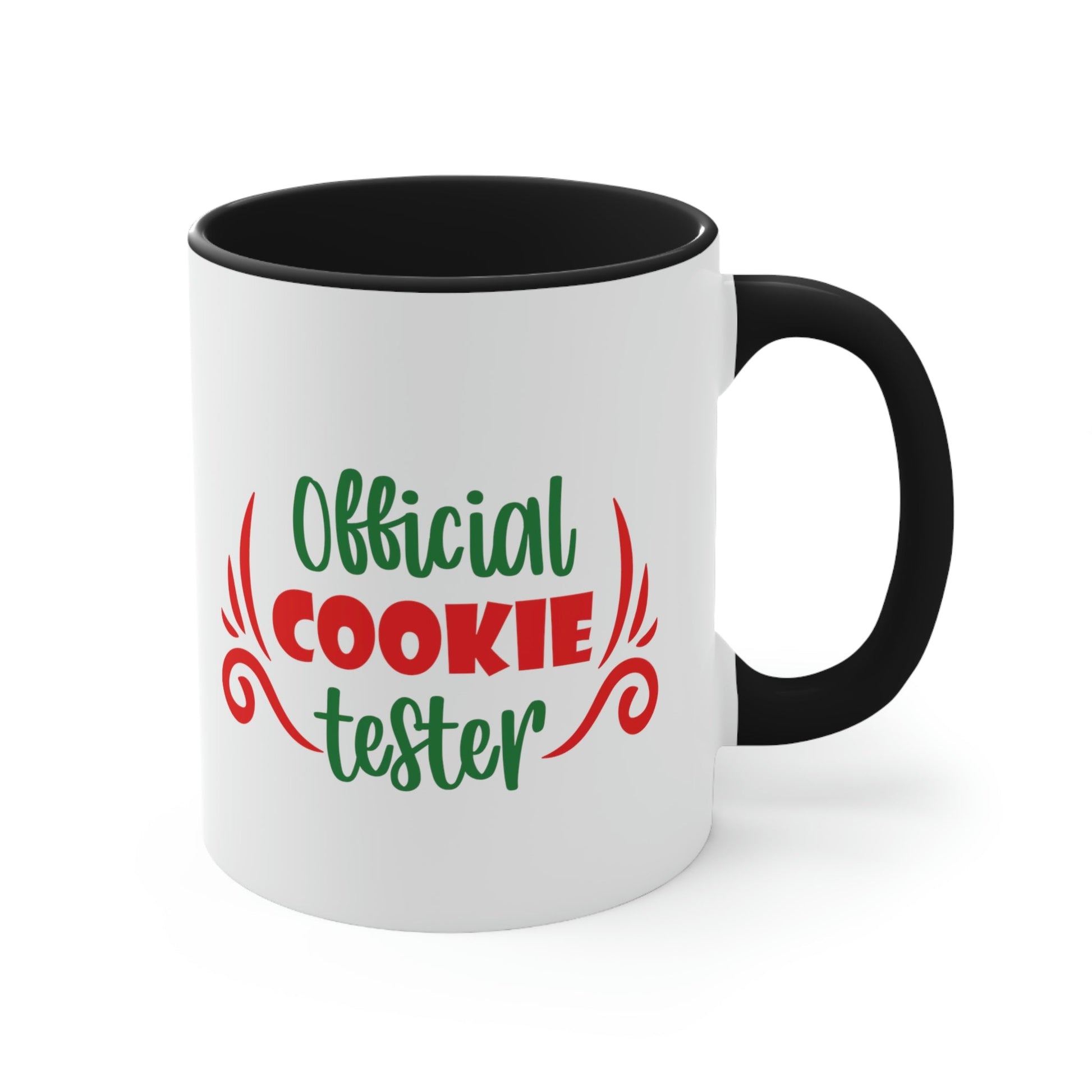 Official Cookies Tester Christmas Quote Wishes Classic Accent Coffee Mug 11oz Ichaku [Perfect Gifts Selection]