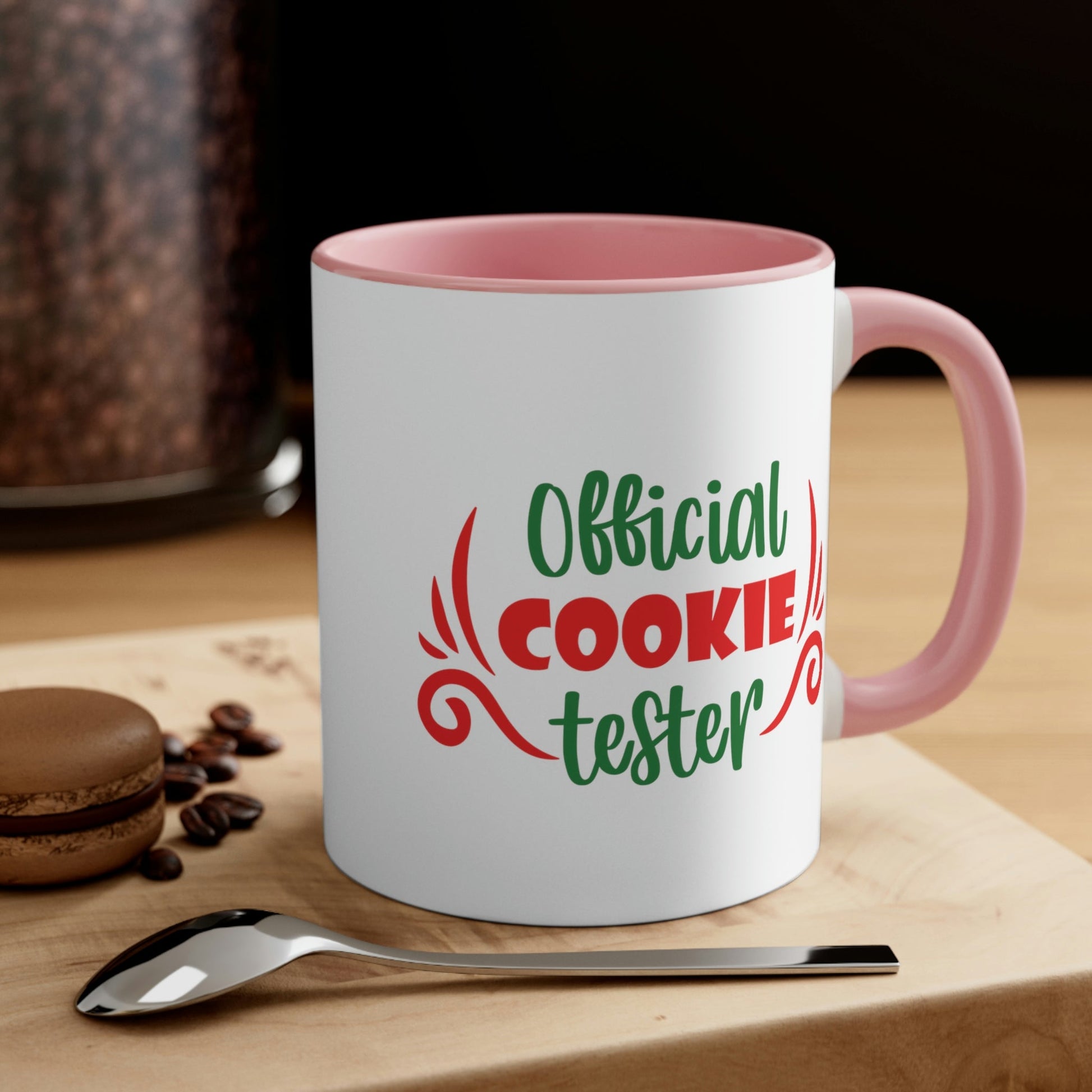 Official Cookies Tester Christmas Quote Wishes Classic Accent Coffee Mug 11oz Ichaku [Perfect Gifts Selection]