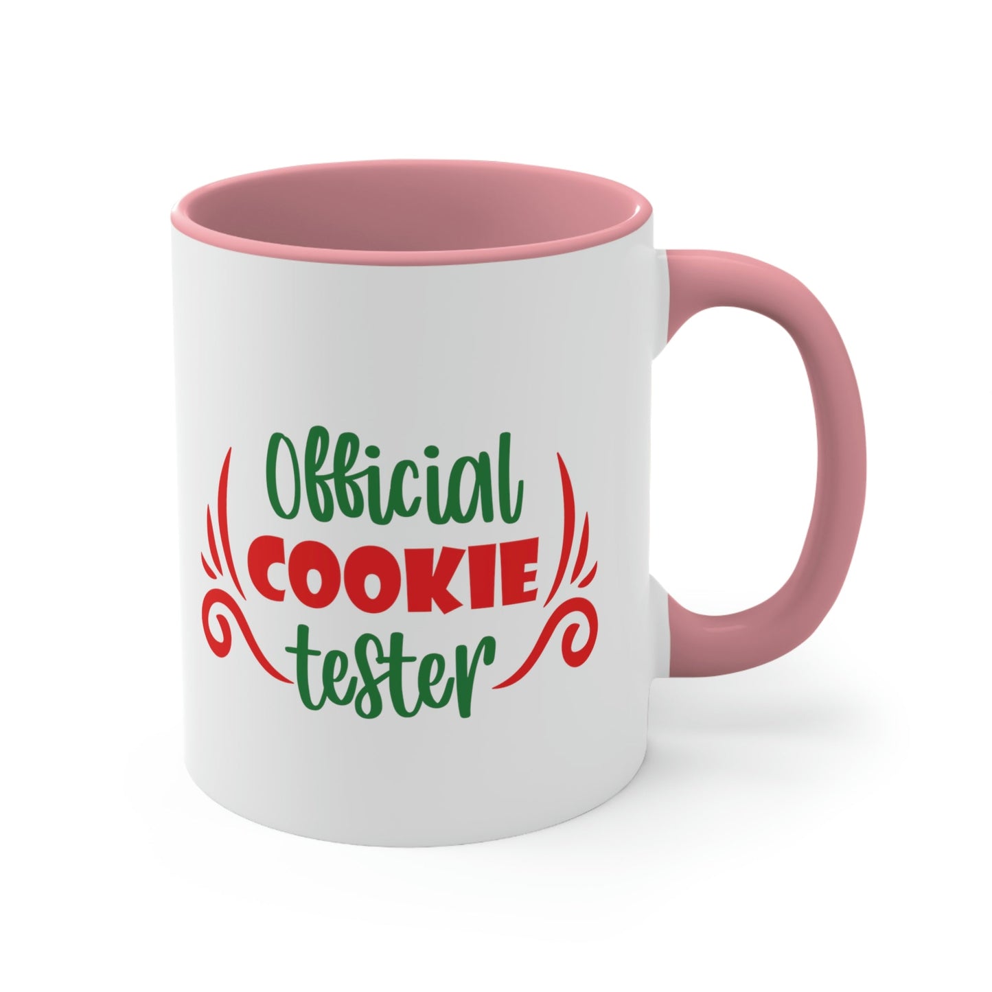 Official Cookies Tester Christmas Quote Wishes Classic Accent Coffee Mug 11oz Ichaku [Perfect Gifts Selection]