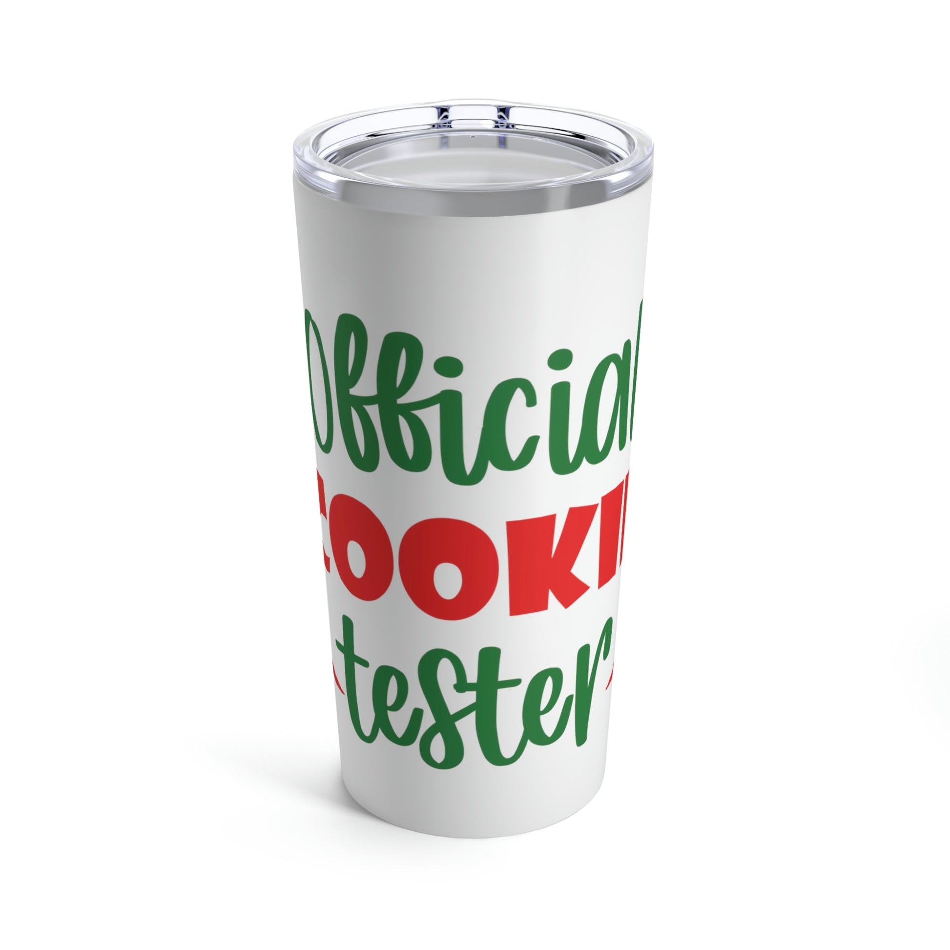 Official Cookies Tester Christmas Quote Wishes Stainless Steel Hot or Cold Vacuum Tumbler 20oz Ichaku [Perfect Gifts Selection]