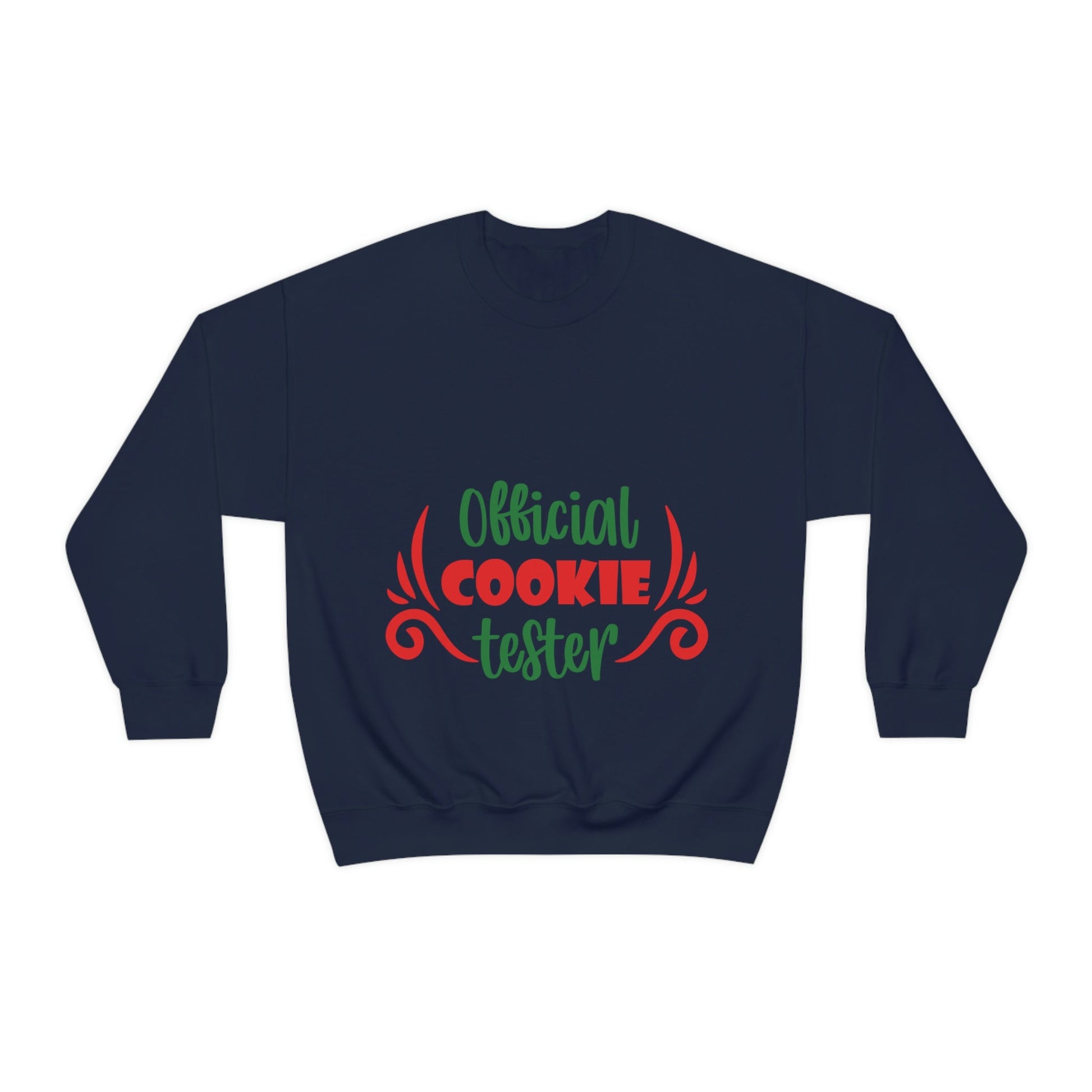 Official Cookies Tester Christmas Quote Wishes Unisex Heavy Blend™ Crewneck Sweatshirt Ichaku [Perfect Gifts Selection]