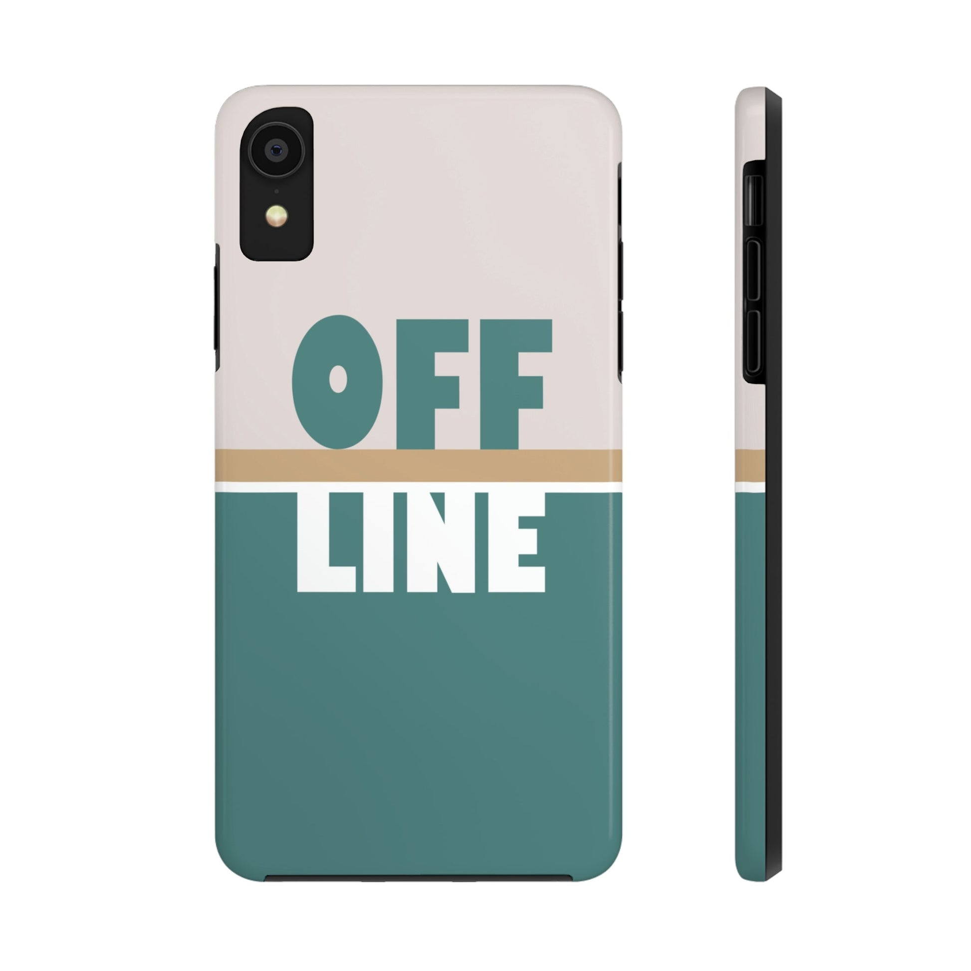 Offline Time to Relax Typography Minimal Art Tough Phone Cases Case-Mate Ichaku [Perfect Gifts Selection]