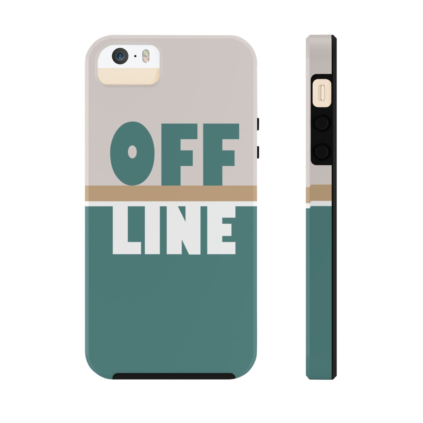 Offline Time to Relax Typography Minimal Art Tough Phone Cases Case-Mate Ichaku [Perfect Gifts Selection]