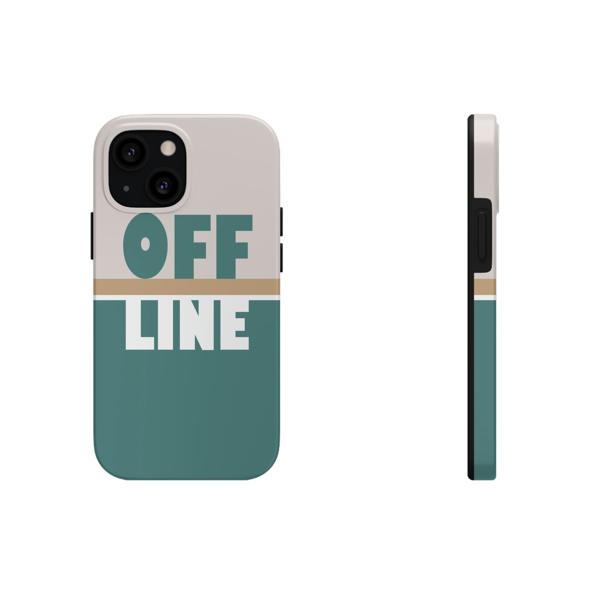 Offline Time to Relax Typography Minimal Art Tough Phone Cases Case-Mate Ichaku [Perfect Gifts Selection]