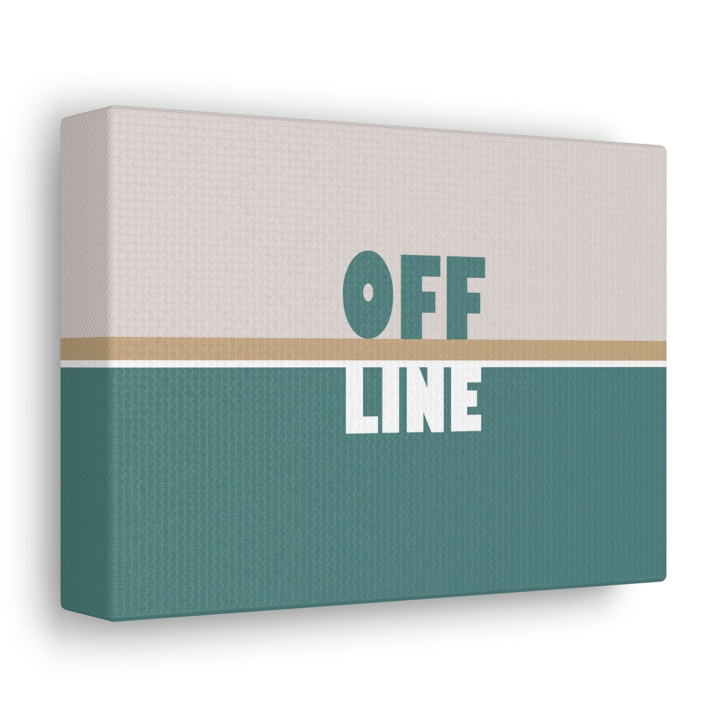 Offline Time to Relax Typography Minimal Classic Art Canvas Gallery Wraps Ichaku [Perfect Gifts Selection]