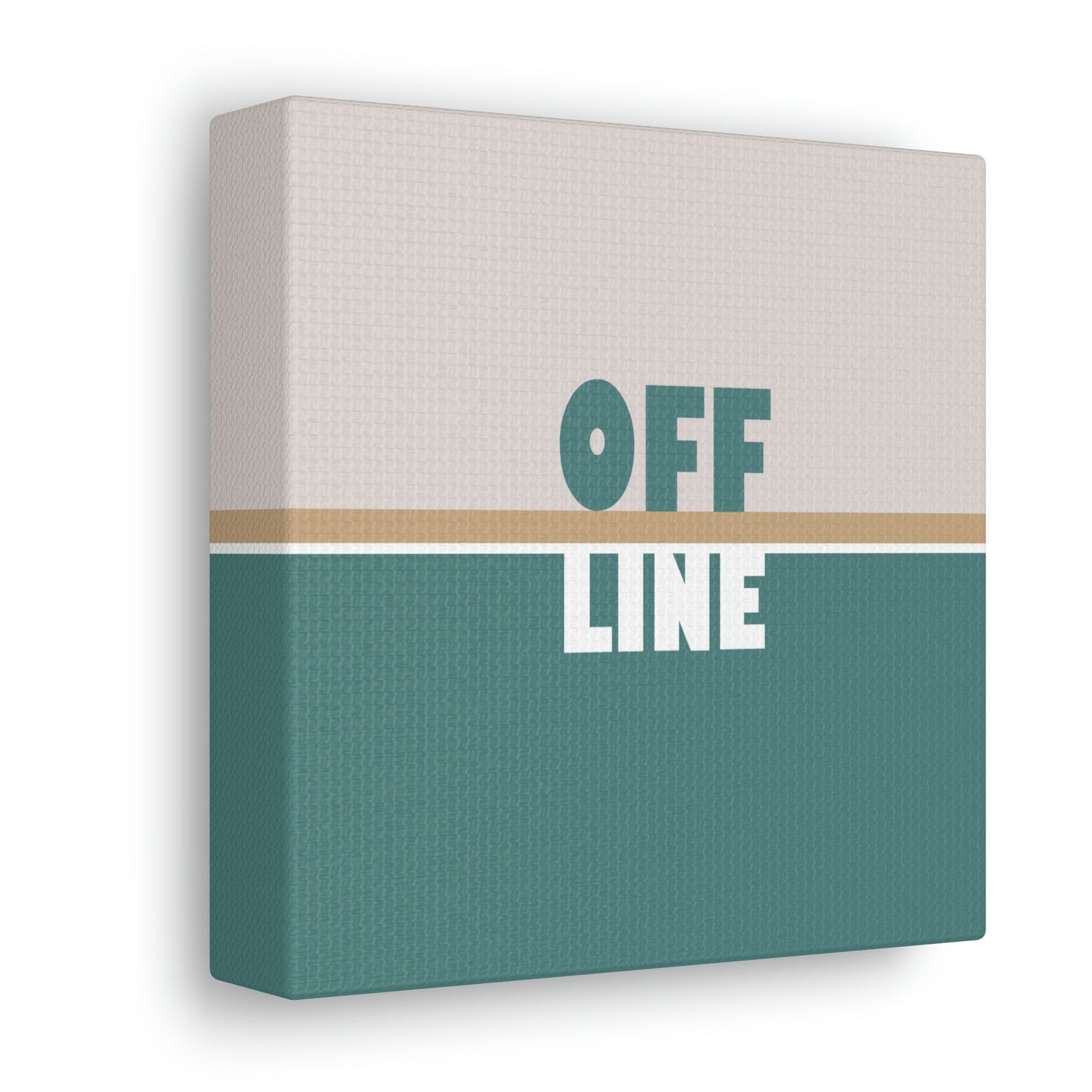 Offline Time to Relax Typography Minimal Classic Art Canvas Gallery Wraps Ichaku [Perfect Gifts Selection]