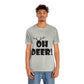 Oh Deer It's Christmas Time Funny Reindeer Unisex Jersey Short Sleeve T-Shirt Ichaku [Perfect Gifts Selection]