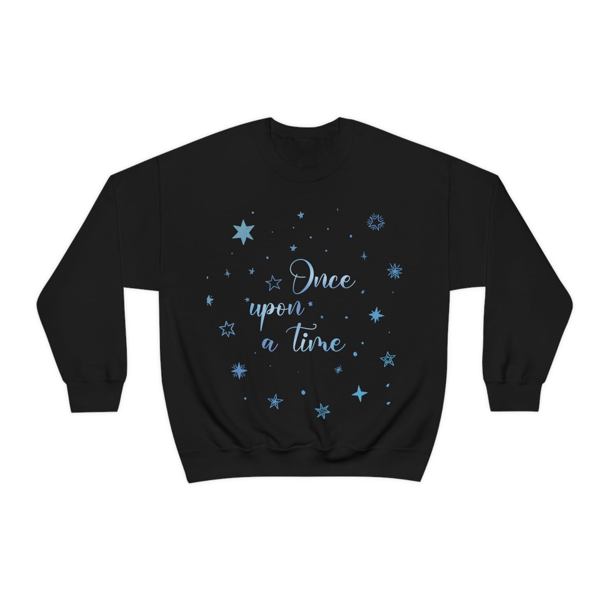 Once Upon a Time New Year Slogan Unisex Heavy Blend™ Crewneck Sweatshirt Ichaku [Perfect Gifts Selection]