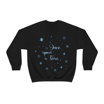 Once Upon a Time New Year Slogan Unisex Heavy Blend™ Crewneck Sweatshirt Ichaku [Perfect Gifts Selection]