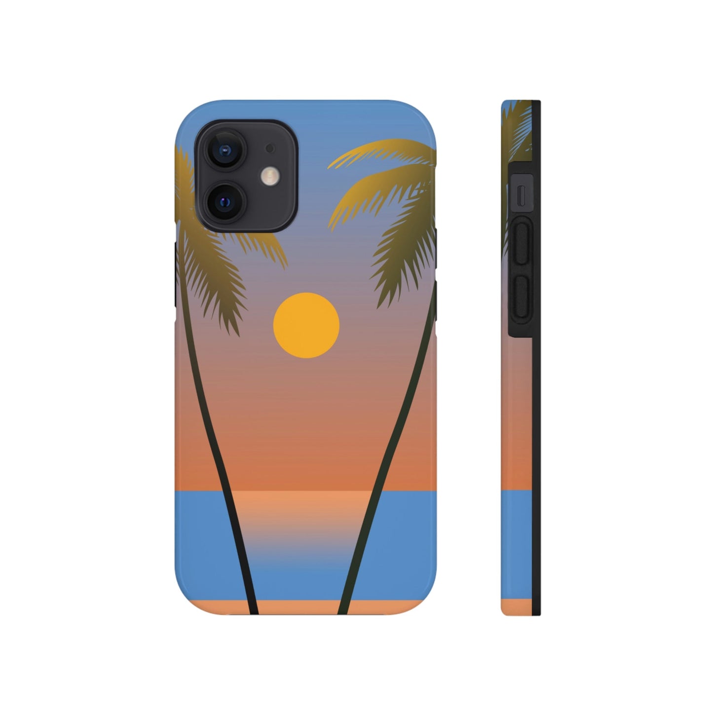 Palm Beach Sunset Minimal Art Tough Phone Cases Case-Mate Ichaku [Perfect Gifts Selection]